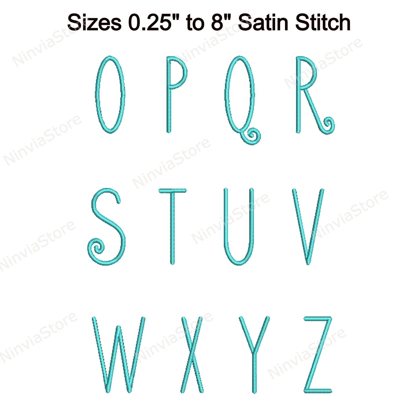Antike Maschinenstickschrift, 15 Größen, 8 Formate, BX-Schriftart, PE-Schriftart, Monogramm-Alphabet-Stickmotive