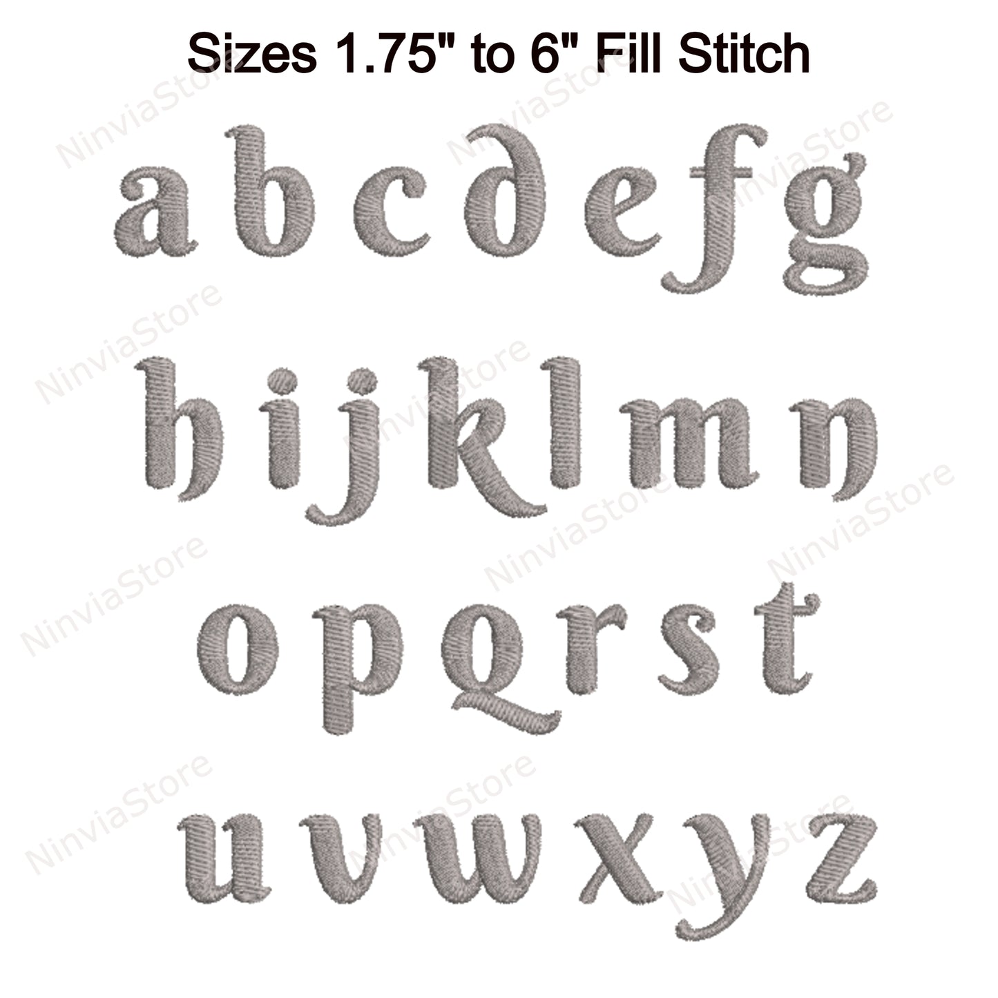 Antike Maschinenstickschrift, 15 Größen, 8 Formate, BX-Schriftart, PE-Schriftart, Monogramm-Alphabet-Stickmotive