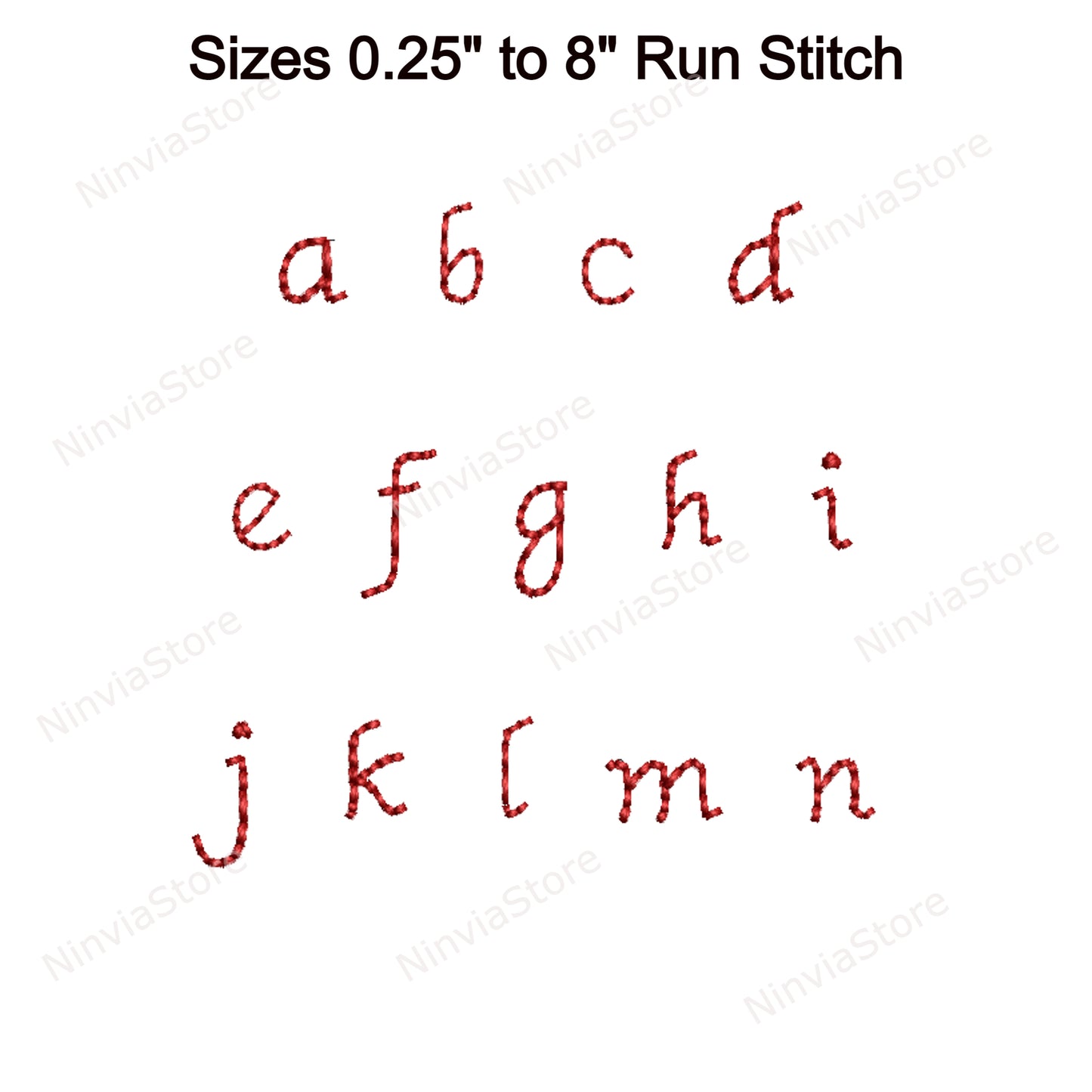 Police de broderie Machine Arabique Bean Stitch, 15 tailles, 8 formats, police Run Stitch BX, police PE, motifs de broderie Monogram Alphabet