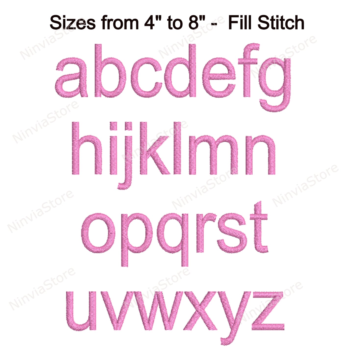 Maschinenstickschrift Arial, 15 Größen, 8 Formate, BX-Schriftart, PE-Schriftart, Monogramm-Alphabet-Stickmotive