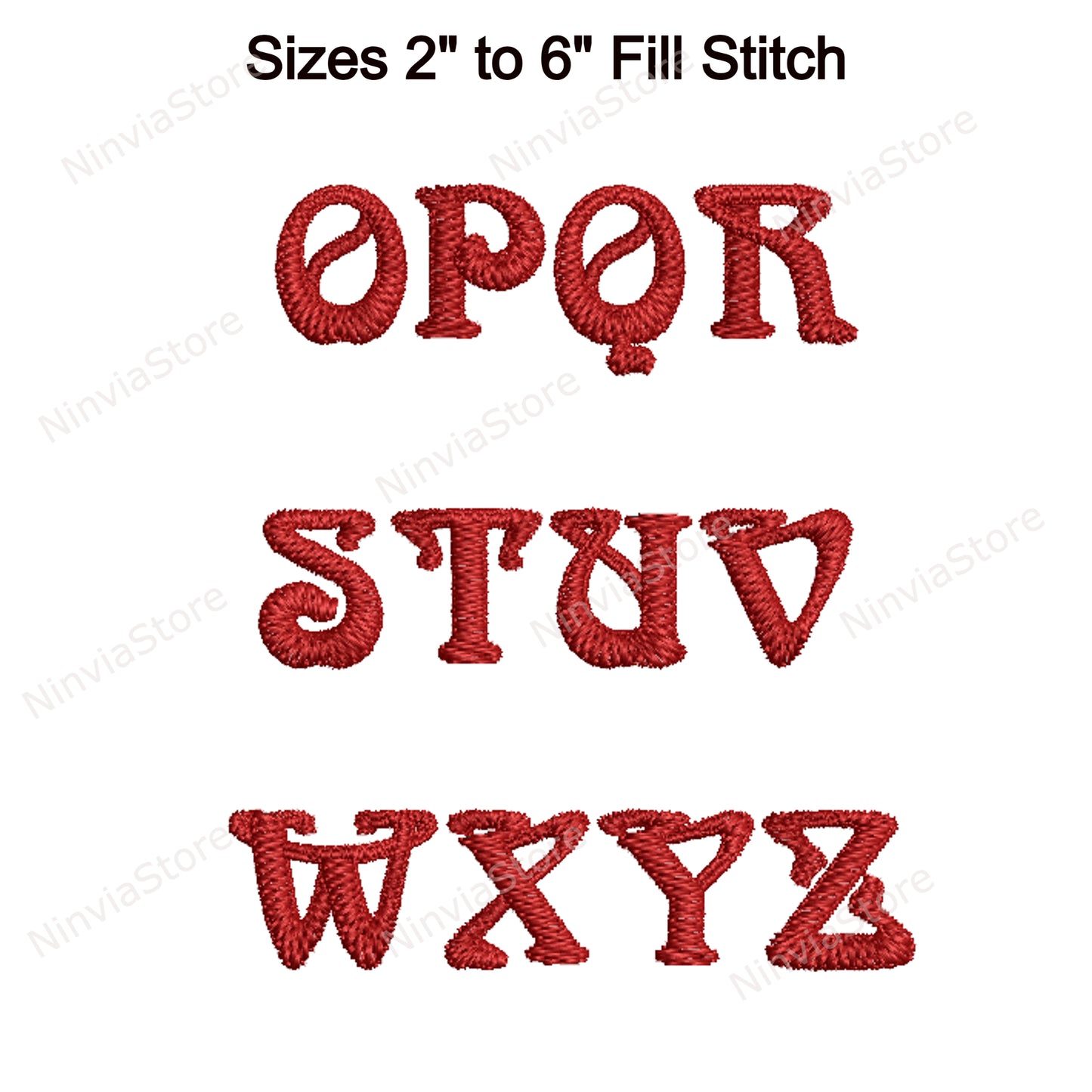 Fischschwanz-Maschinenstickschrift, 15 Größen, 8 Formate, Halloween BX-Schriftart, PE-Schriftart, Monogramm-Alphabet-Stickmotive