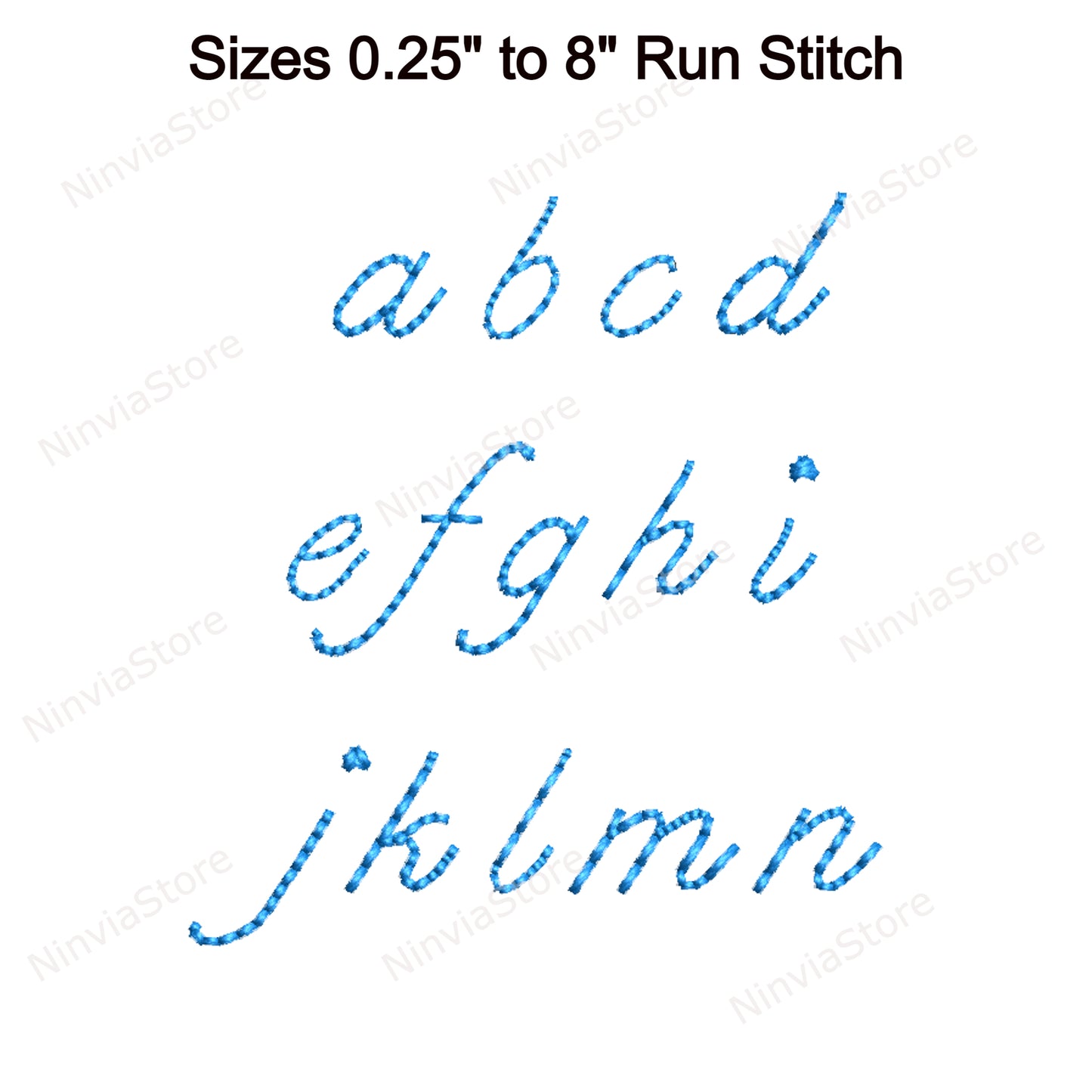 Bean Stitch Machine Embroidery Font, 15 tailles, 8 formats, Ballantines BX Font, Run Stitch Script, police PE, Monogram Alphabet Broderie Designs