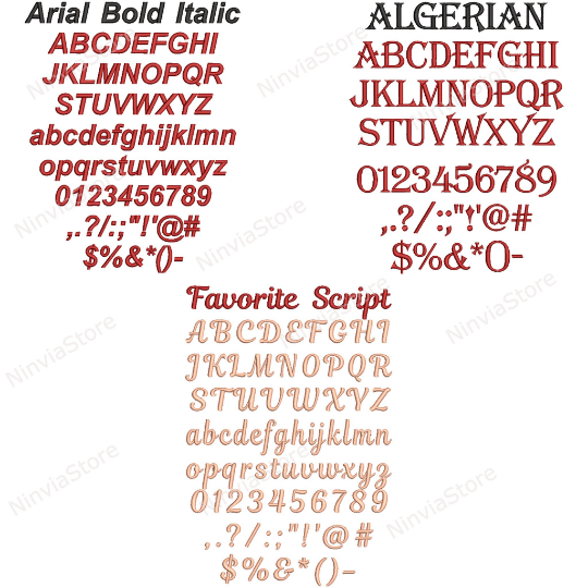 30 PES-Stickschriftarten in den Größen 0,75", 1,25" und 1,75", Maschinenstickschrift PE, Alphabet-Stickdesign, PE-Schriftarten zum Sticken, kleine Schriftarten