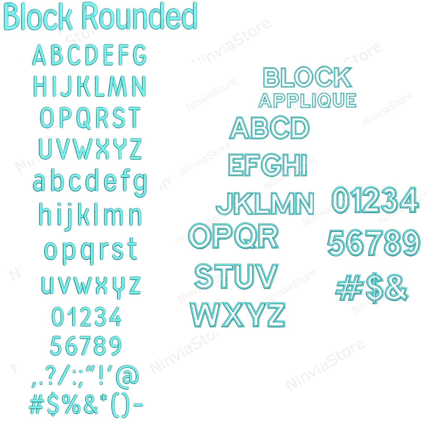15 VP3 Block Embroidery Fonts Bundle, Alphabet Embroidery Design, Block Machine Embroidery Font VP3, Monogram Font