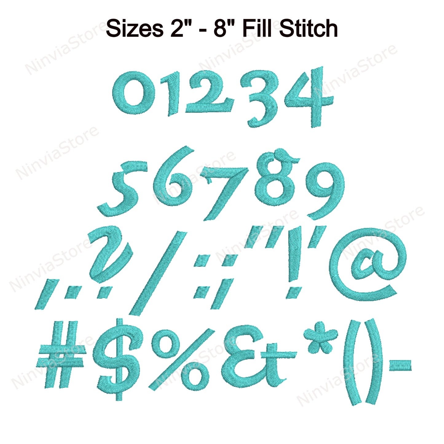 Police de broderie Machine Blue Sky, 15 tailles, 8 formats, police BX, police PE, motifs de broderie Monogram Alphabet
