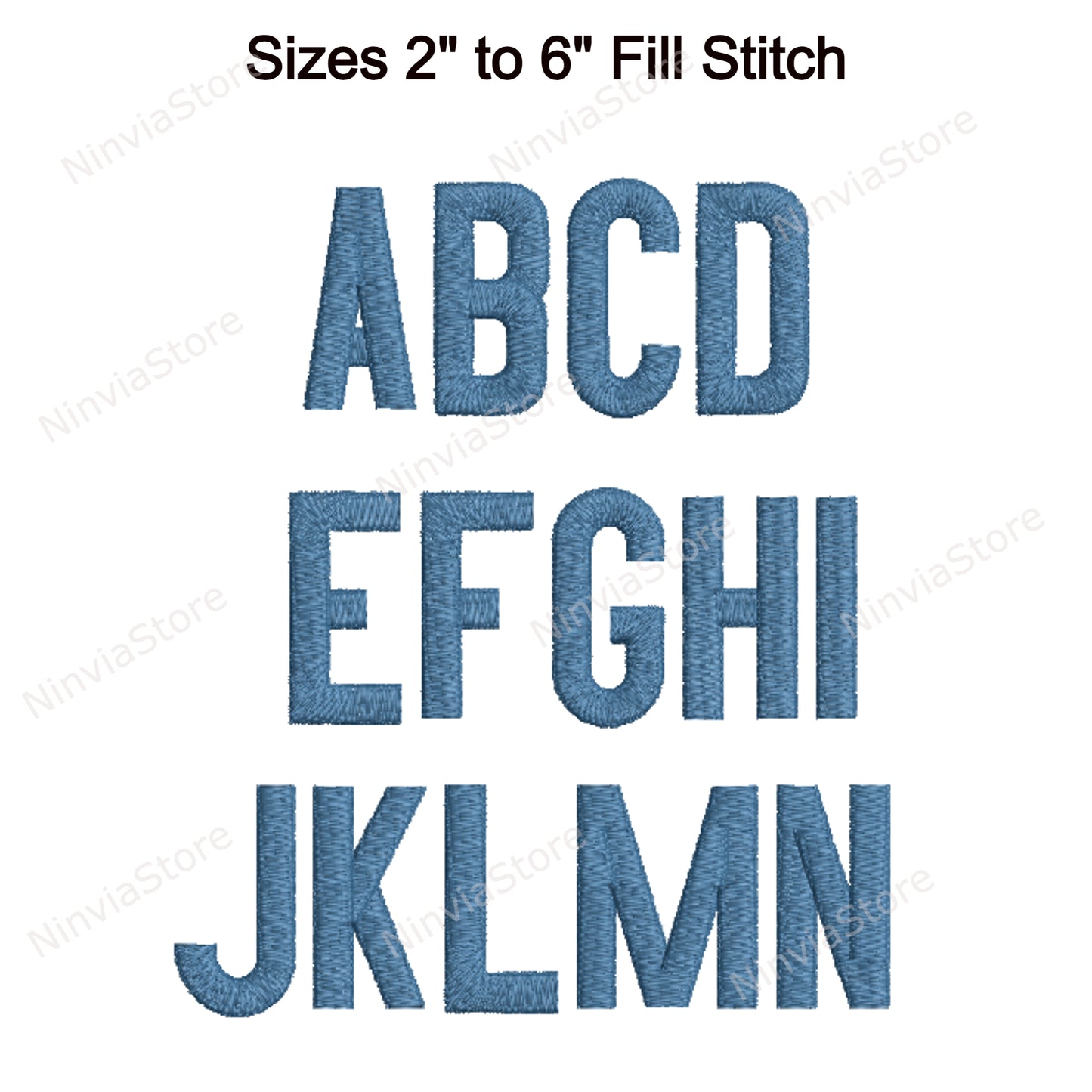 Block Monogram Machine Embroidery Font, 15 sizes, 8 formats, BX Font, PE font, Monogram Alphabet Embroidery Design