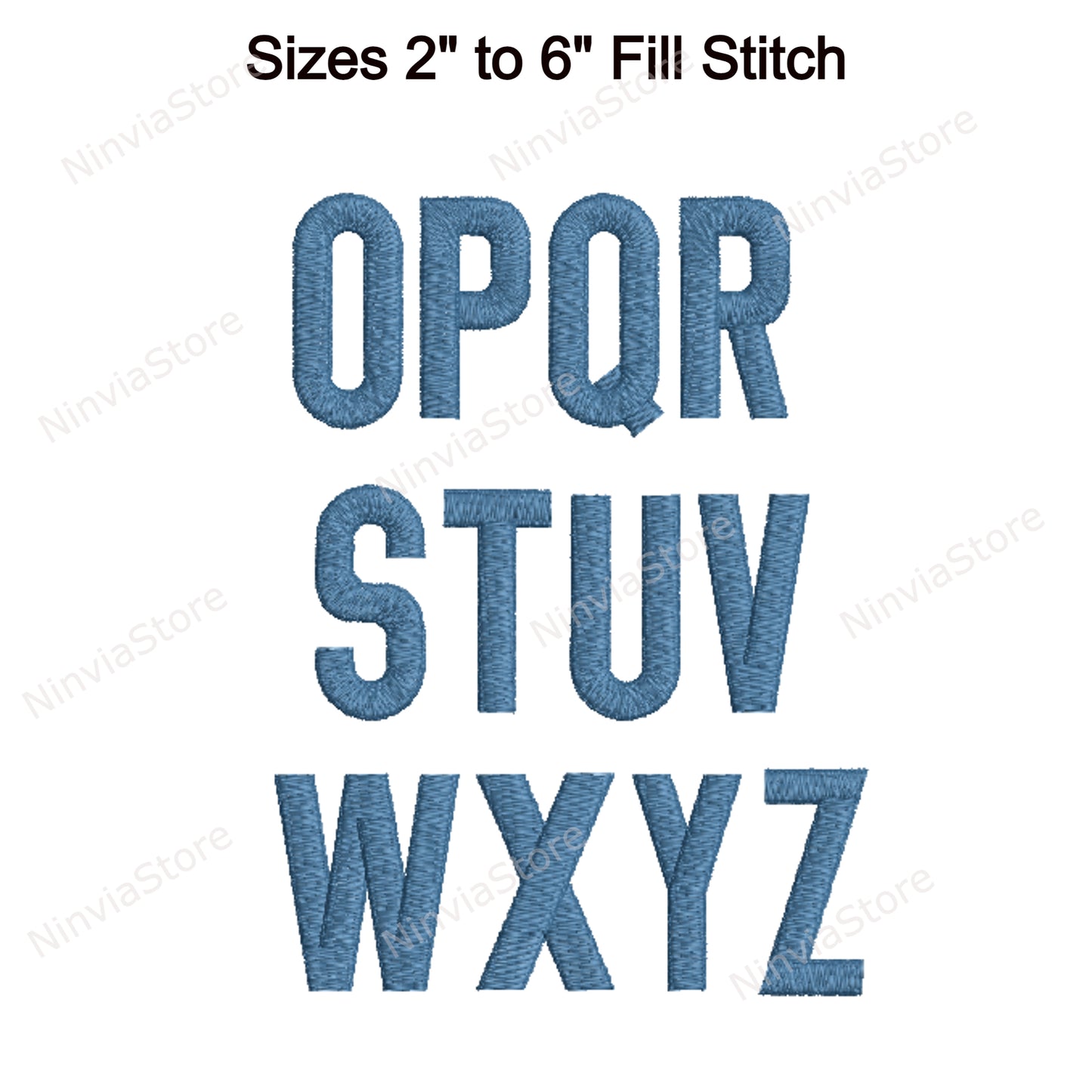 Block Monogram Machine Embroidery Font, 15 sizes, 8 formats, BX Font, PE font, Monogram Alphabet Embroidery Design