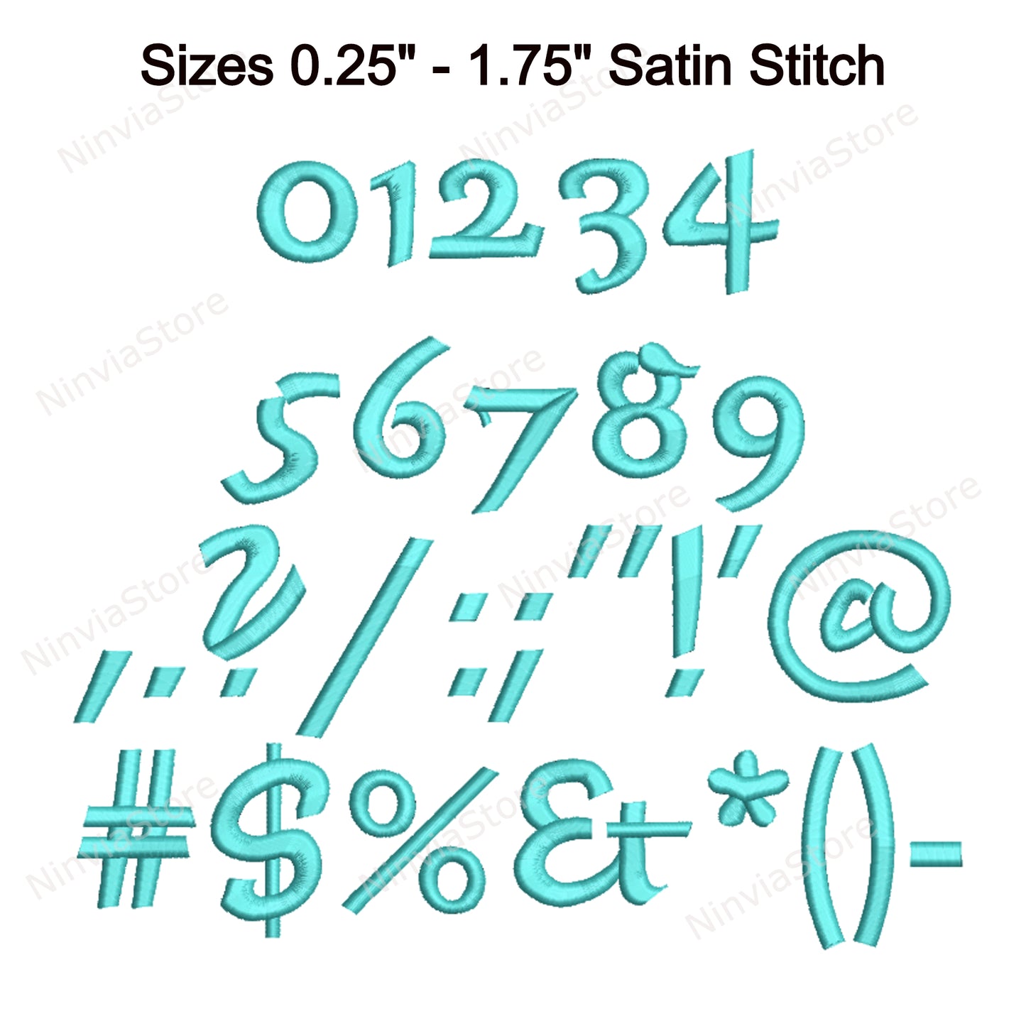 Police de broderie Machine Blue Sky, 15 tailles, 8 formats, police BX, police PE, motifs de broderie Monogram Alphabet