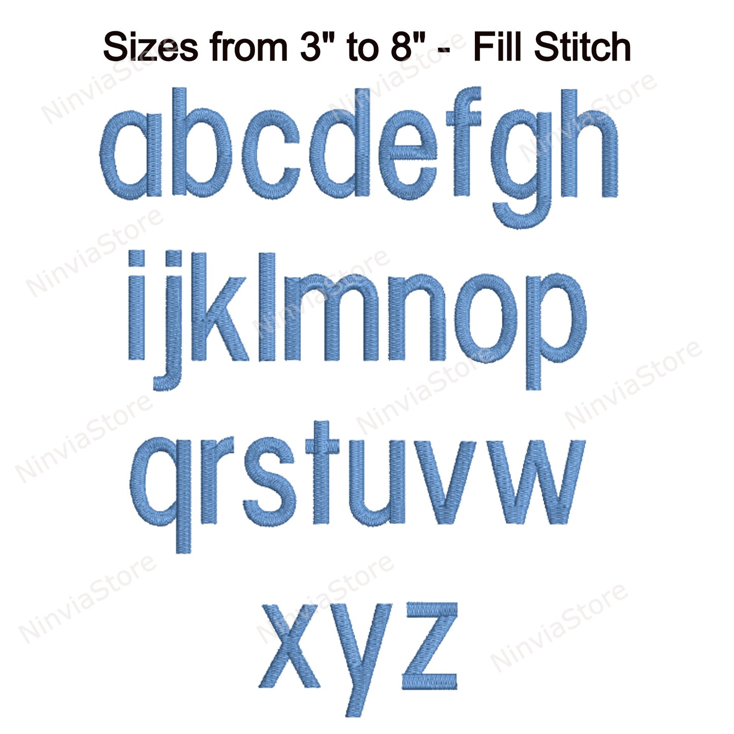 Blockschmale Maschinenstickschrift, 12 Größen, 8 Formate, BX-Schriftart, PE-Schriftart, Monogramm-Alphabet-Stickmotive