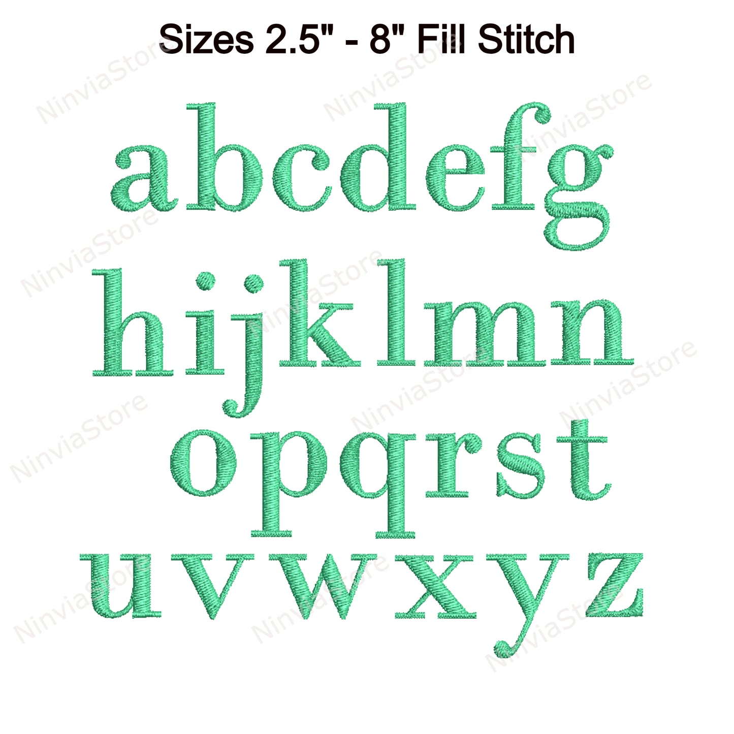 Bodoni Maschinenstickschrift, 15 Größen, 8 Formate, BX-Schriftart, PE-Schriftart, Monogramm-Alphabet-Stickmotive