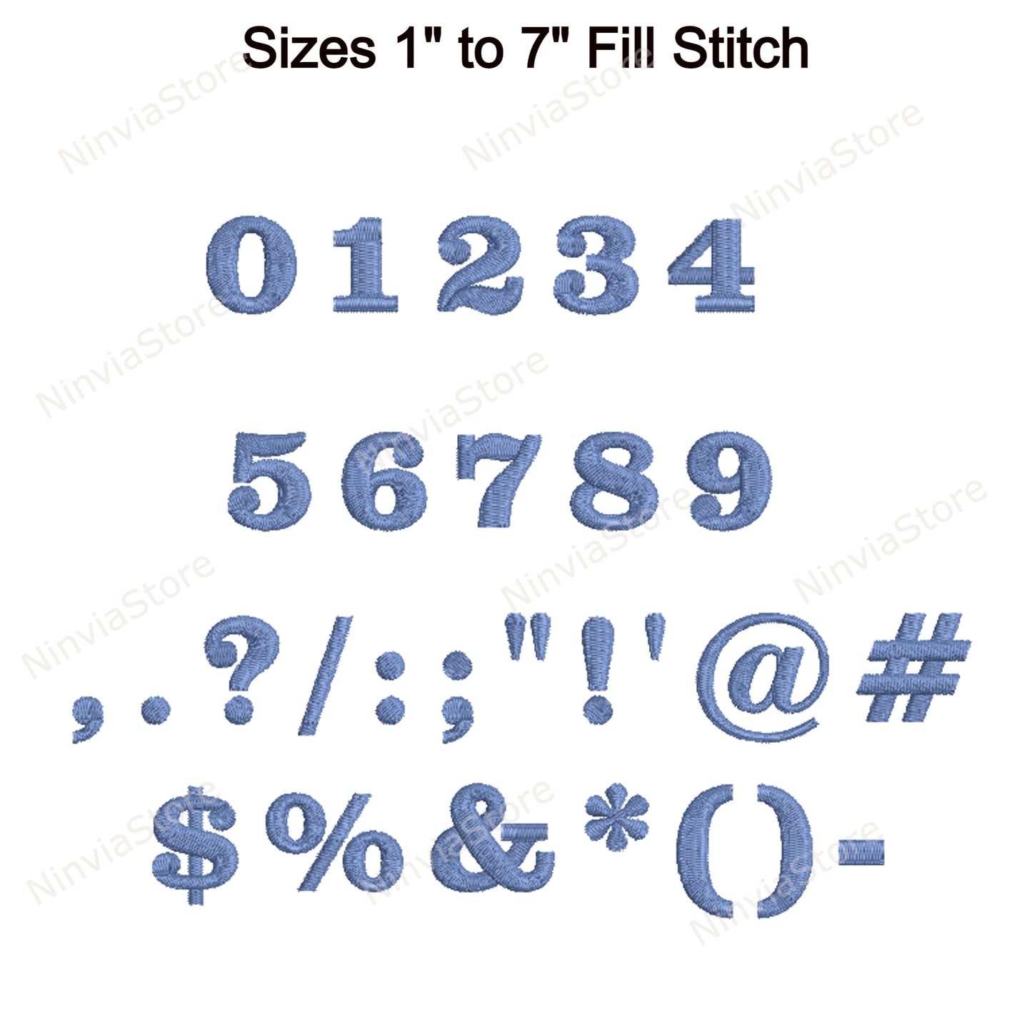 Bold Serif Machine Embroidery Font, 15 sizes, 8 formats, BX Font, PE font, Monogram Alphabet Embroidery Designs