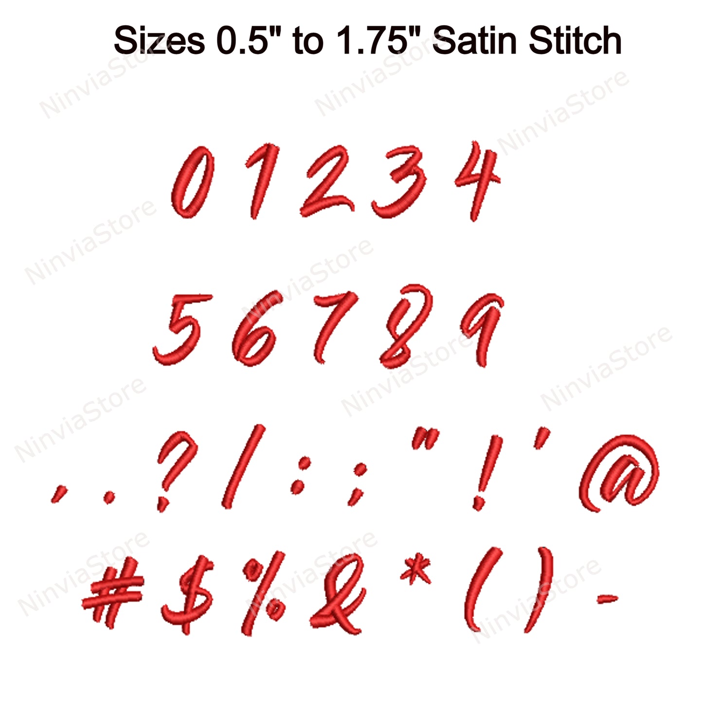 Mark My Words Script Machine Embroidery Font, 15 tailles, 8 formats, police BX, police PE, motifs de broderie Monogram Alphabet