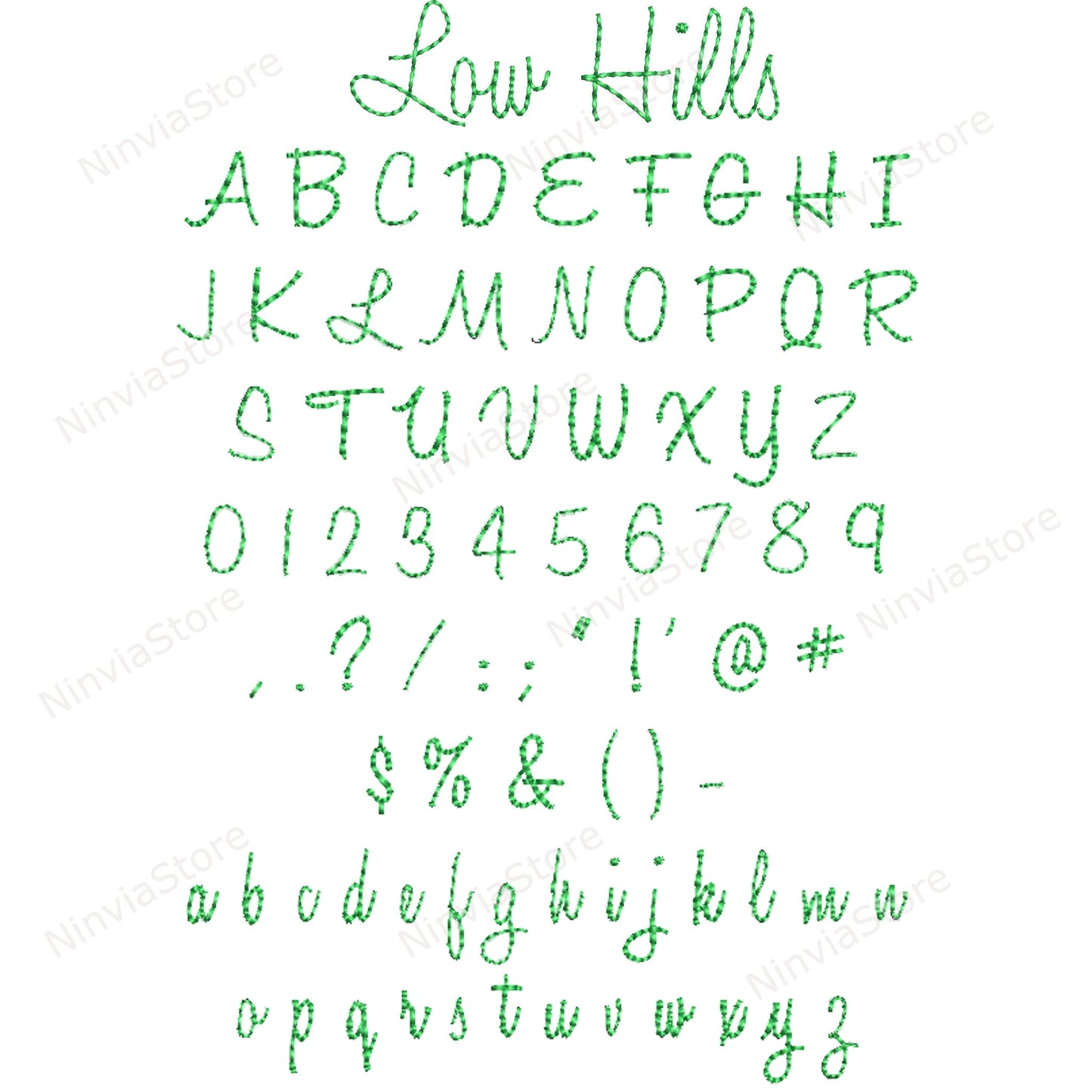 7 VIP Bean Stitch Embroidery Fonts Bundle, Run Stitch Machine Embroidery Font VIP, Script Cursive VIP font for Embroidery