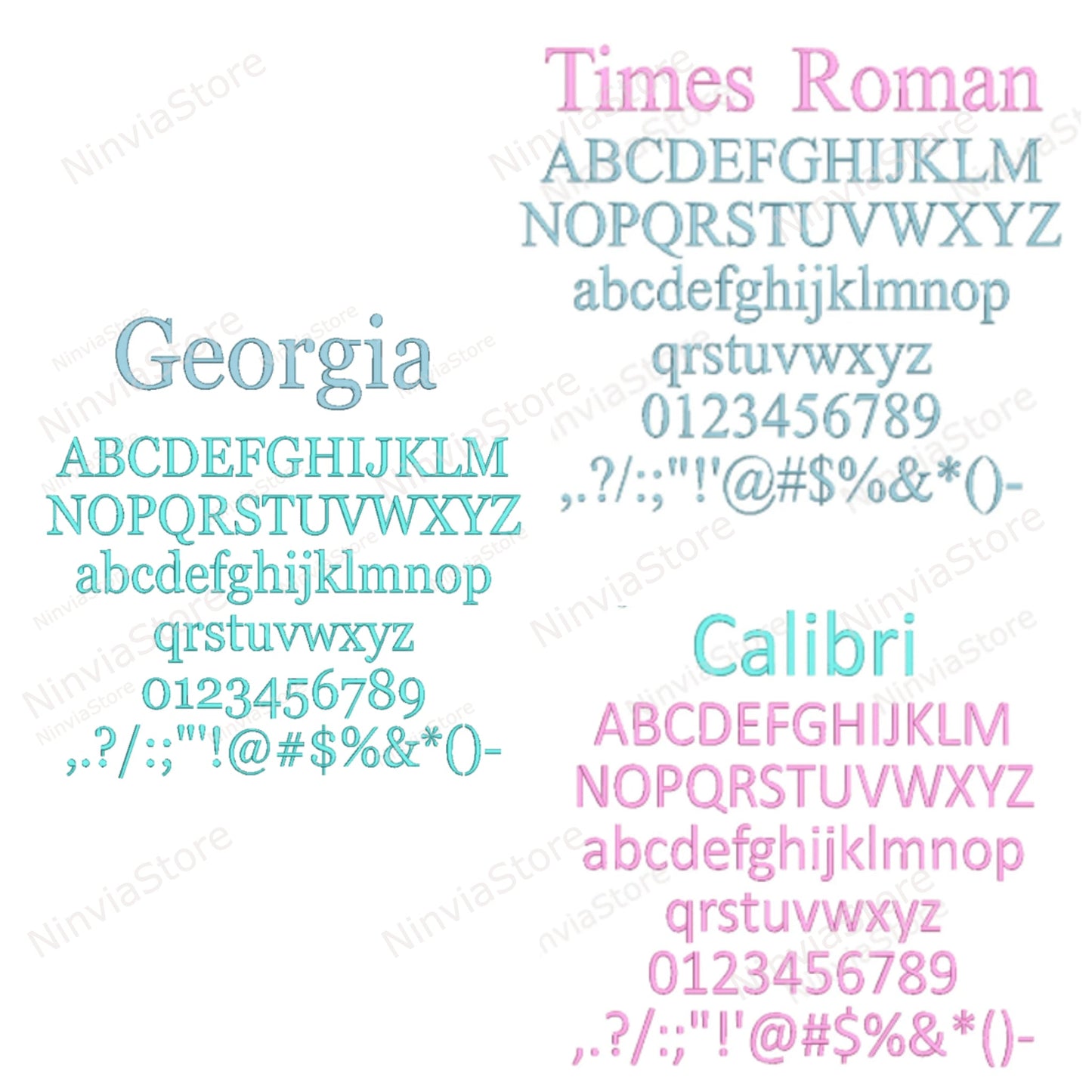 30 polices de broderie PES 1" 1,5" et 2" tailles, police de broderie machine pe, motif de broderie alphabet, police pe pour broderie, polices de petite taille