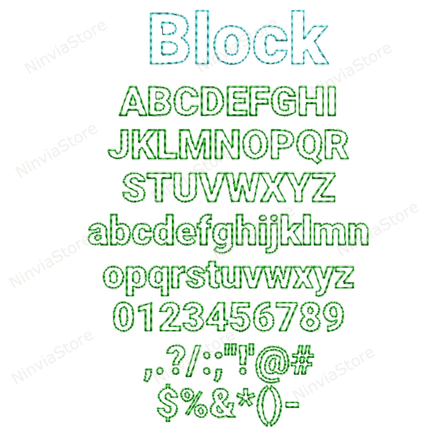 7 EXP Bean Stitch Embroidery Fonts Bundle, Outline Run Stitch Machine Broderie Font EXP, Monogram Alphabet Broderie Design, College, Block EXP police pour la broderie