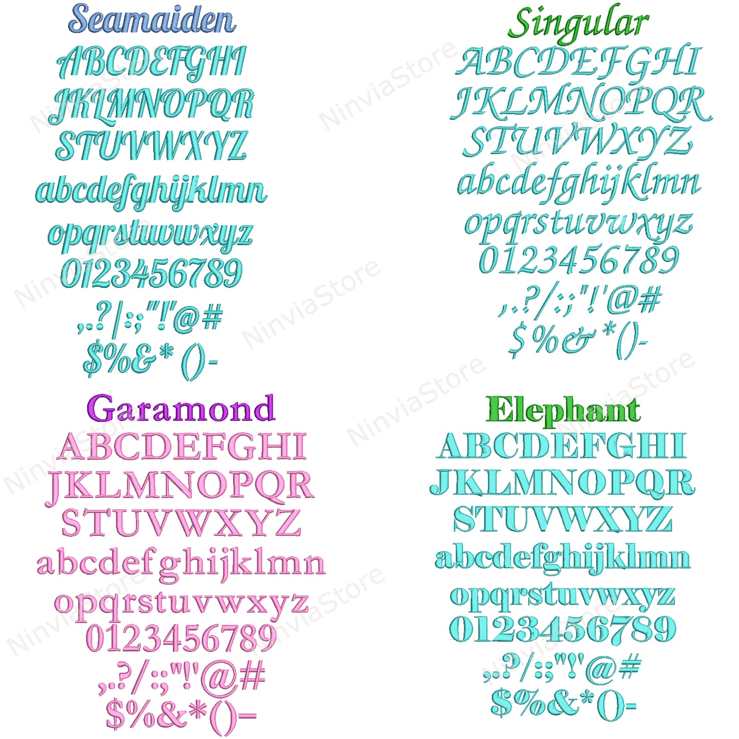 30 polices de broderie BX tailles 0,25" et 0,5", police de broderie machine BX, motif de broderie alphabet, polices BX pour broderie, polices de petite taille