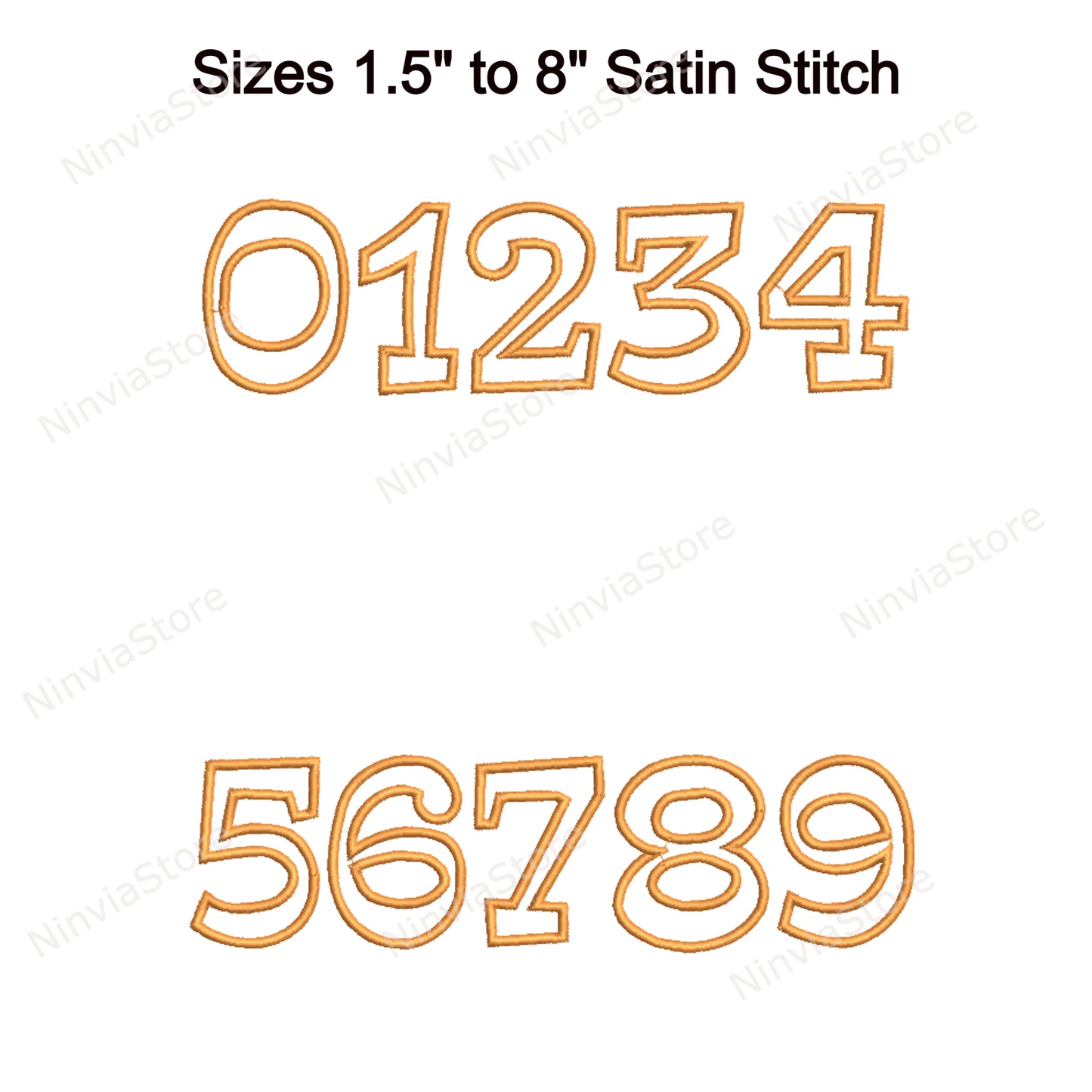 Cartoon Outline Machine Embroidery Font, 14 sizes, 8 formats, BX Font, PE font, Monogram Alphabet Embroidery Designs