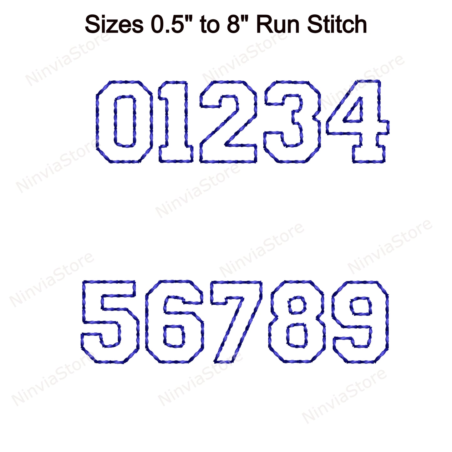 College Outline Bean Stitch Machine Embroidery Font, 14 tailles, 8 formats, Run Stitch Varsity BX Font, police PE, Monogram Alphabet Broderie Designs