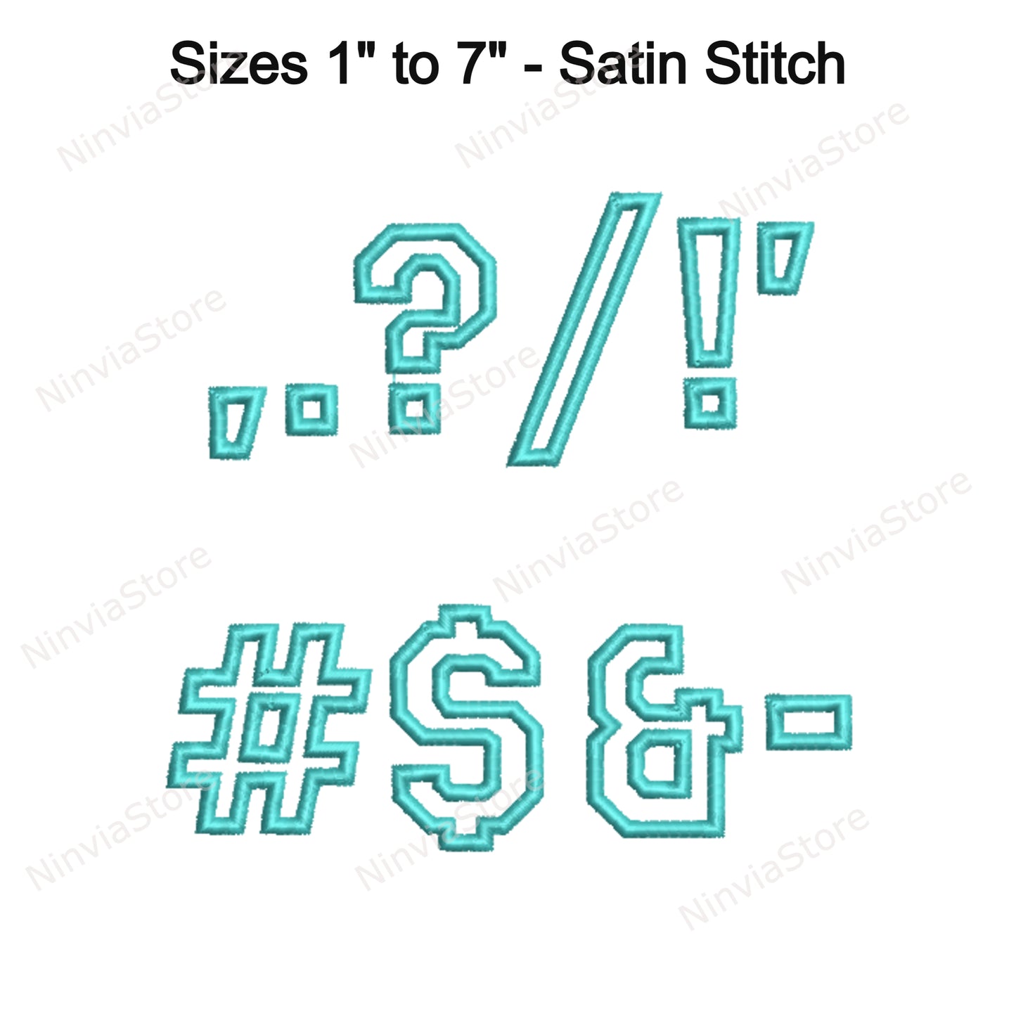 Varsity Outline Maschinenstickschrift, 15 Größen, 8 Formate, BX-Schriftart, PE-Schriftart, Monogramm-Alphabet-Stickmotive