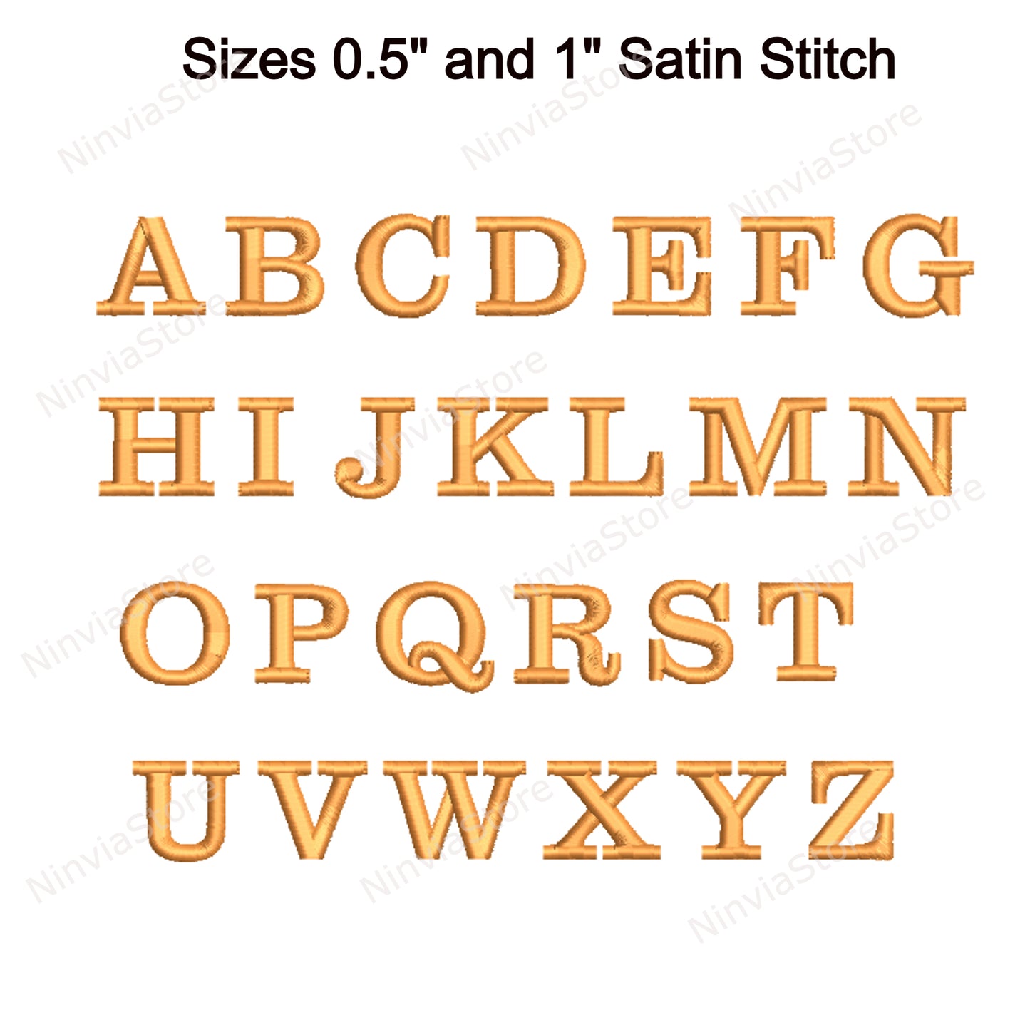 Police de broderie machine créative, 15 tailles, 8 formats, police BX, police PE, motifs de broderie Monogram Alphabet
