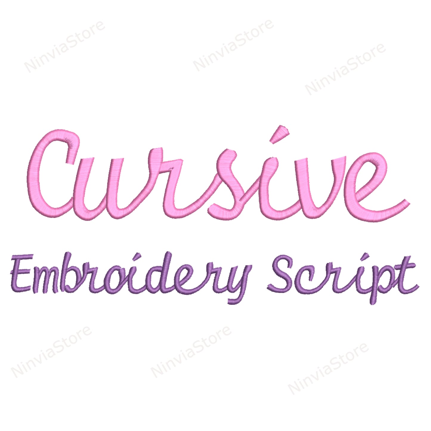 Maschinenstickschrift „Cursive Script“, 15 Größen, 8 Formate, BX-Schriftart, Cursive PE-Schriftart, Monogramm-Alphabet-Stickmotive