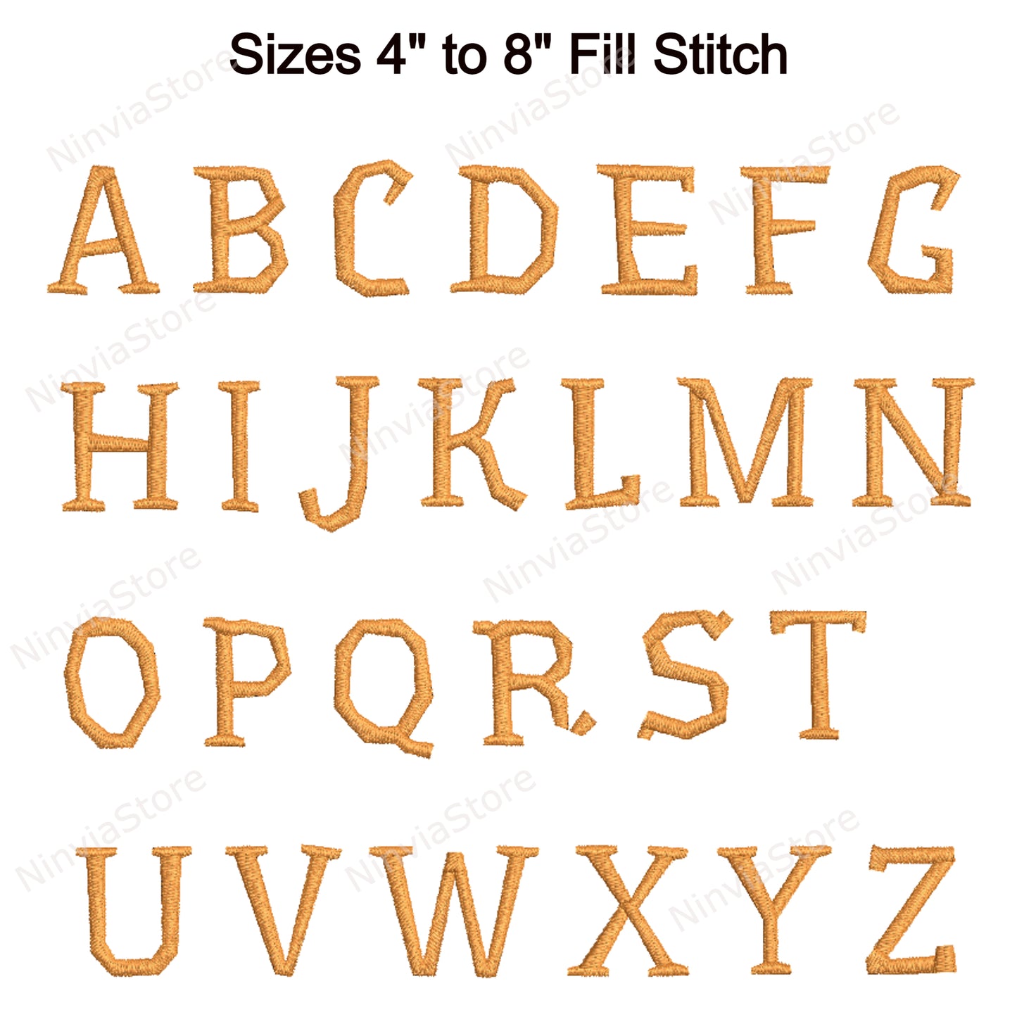 Doggy Maschinenstickschrift, 15 Größen, 8 Formate, BX-Schriftart, PE-Schriftart, Monogramm-Alphabet-Stickmotive