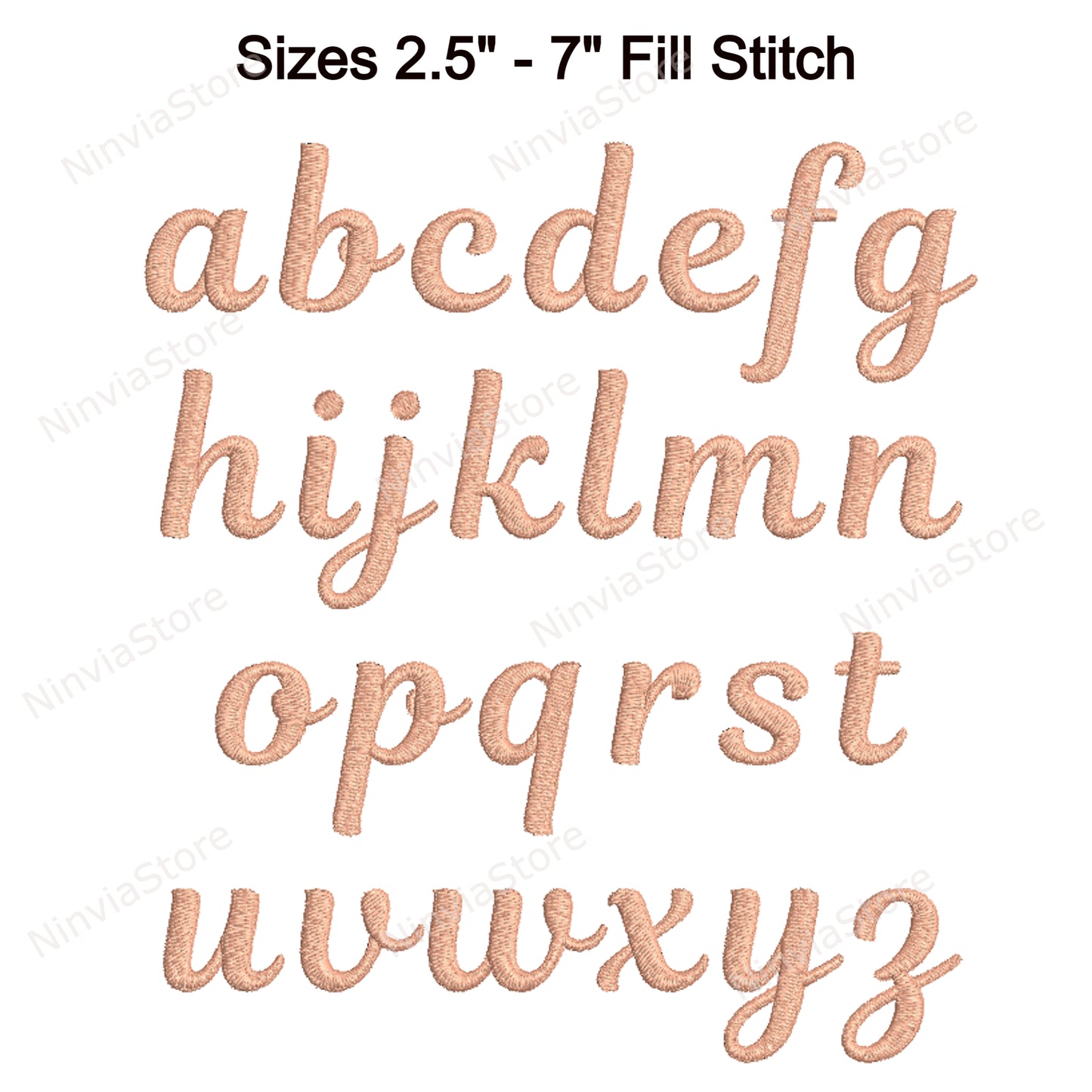 Favorite Script Machine Embroidery Font, 14 sizes, 8 formats, BX Font, PE font, Monogram Alphabet Embroidery Designs