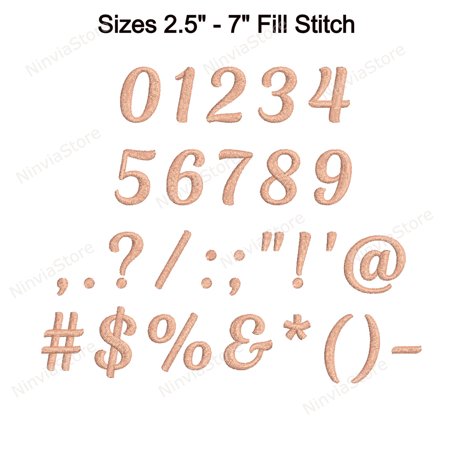 Favorite Script Machine Embroidery Font, 14 sizes, 8 formats, BX Font, PE font, Monogram Alphabet Embroidery Designs