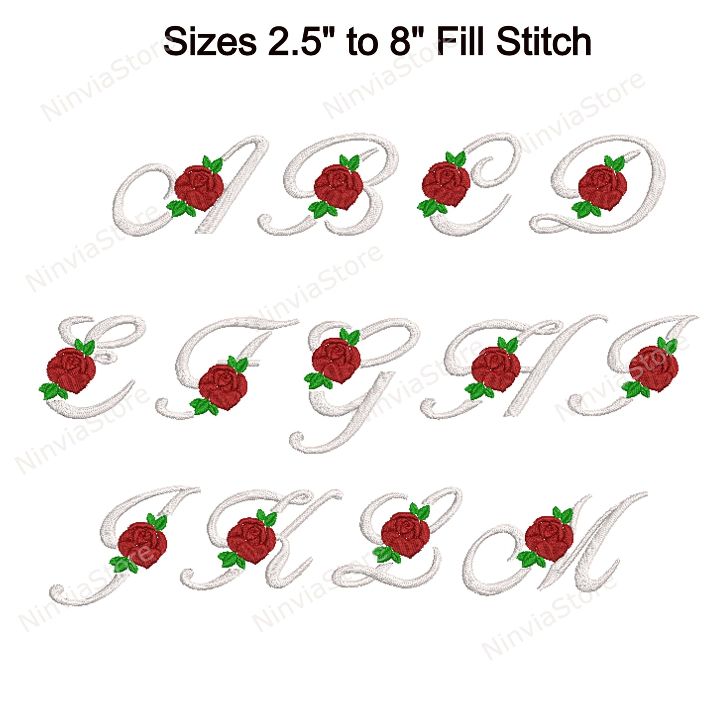 Ballantines Script Machine Embroidery Font, 15 tailles, 8 formats, police BX, police PE, Monogram Alphabet Broderie Designs