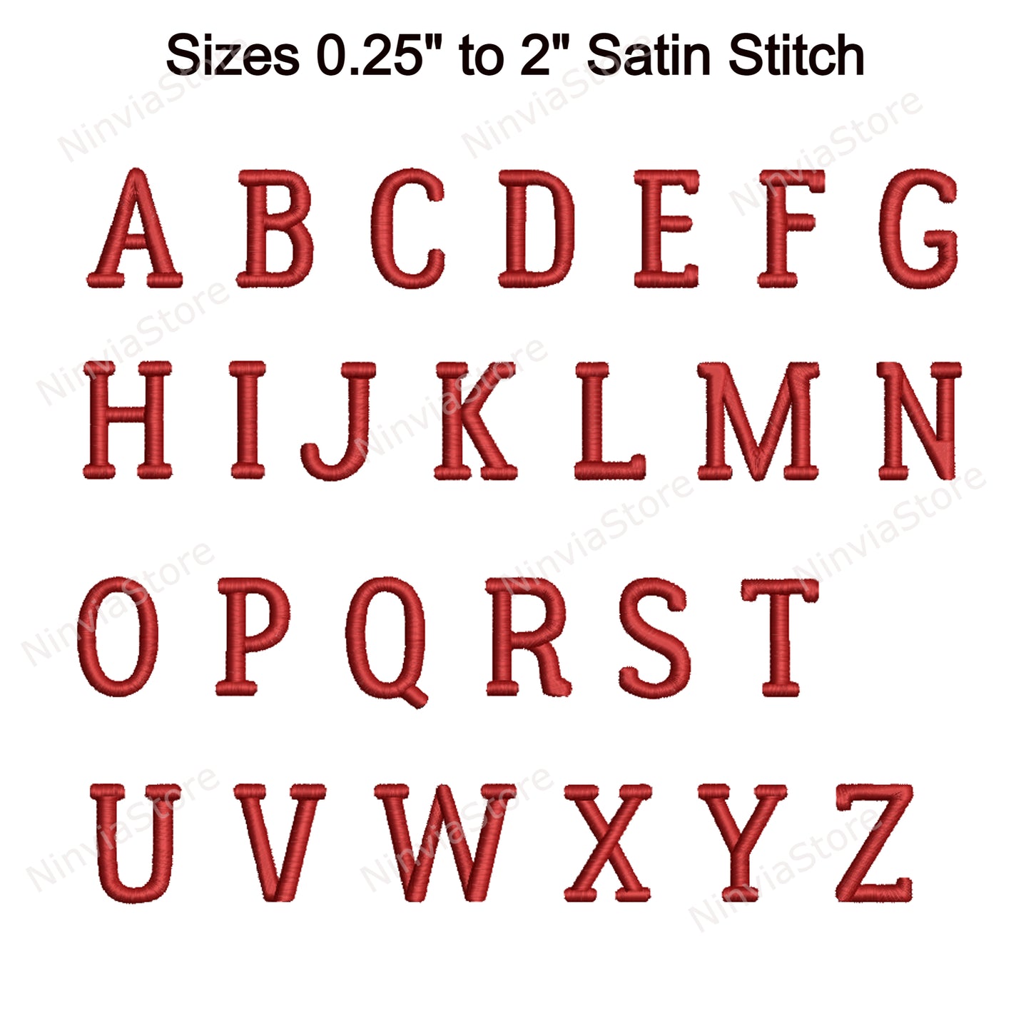 Formale Serifen-Maschinenstickschrift, 15 Größen, 8 Formate, BX-Schriftart, PE-Schriftart, Monogramm-Alphabet-Stickmotive