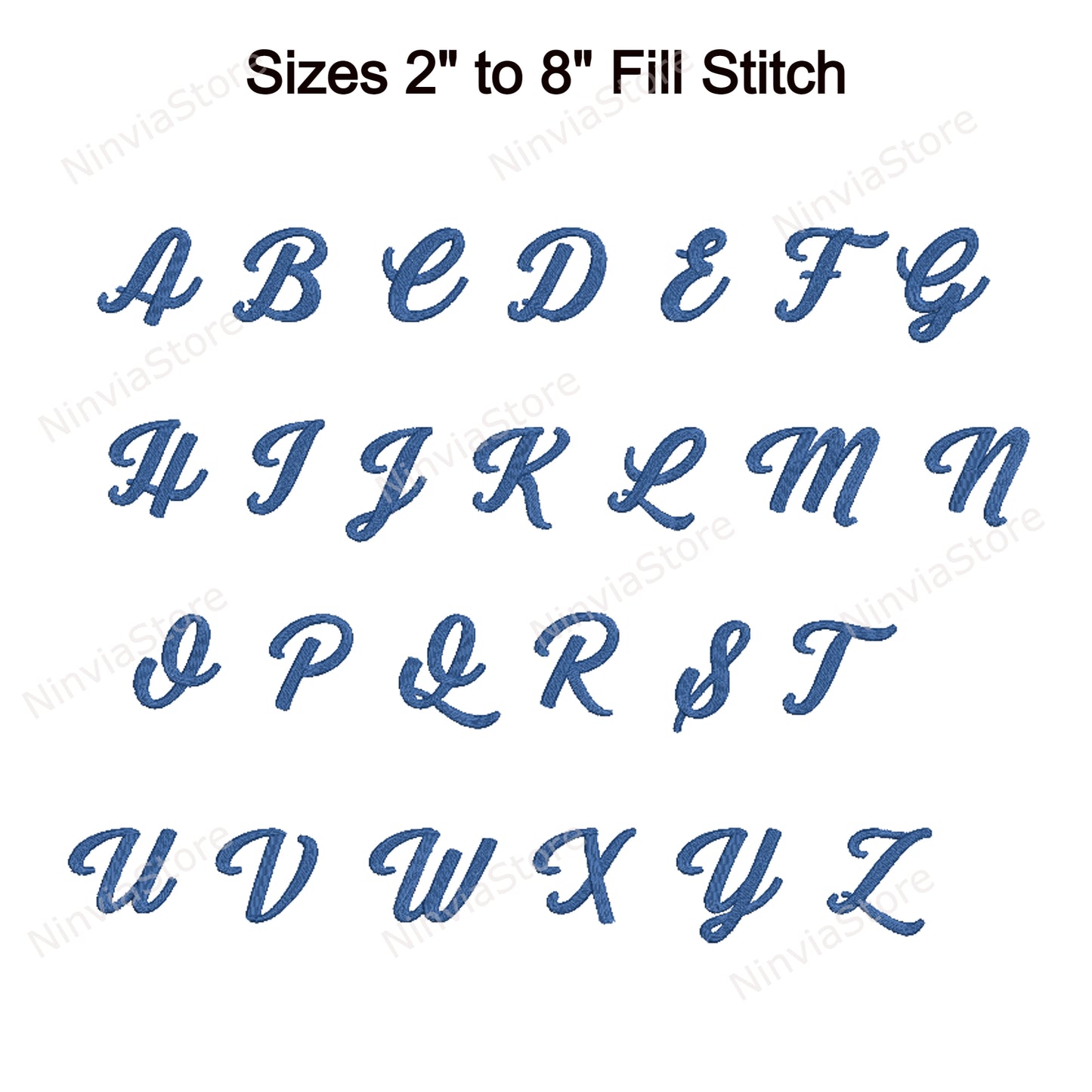 Grand Aventure Script Machine Embroidery Font, 15 sizes, 8 formats, BX Font, Cursive PE font, Monogram Alphabet Embroidery Designs
