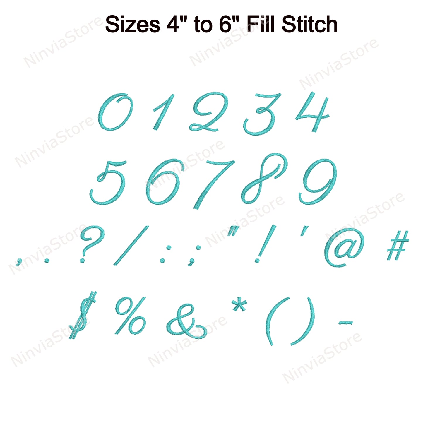 Quany Script Maschinenstickschrift, 15 Größen, 8 Formate, BX-Schriftart, PE-Schriftart, Monogramm-Alphabet-Stickmotive