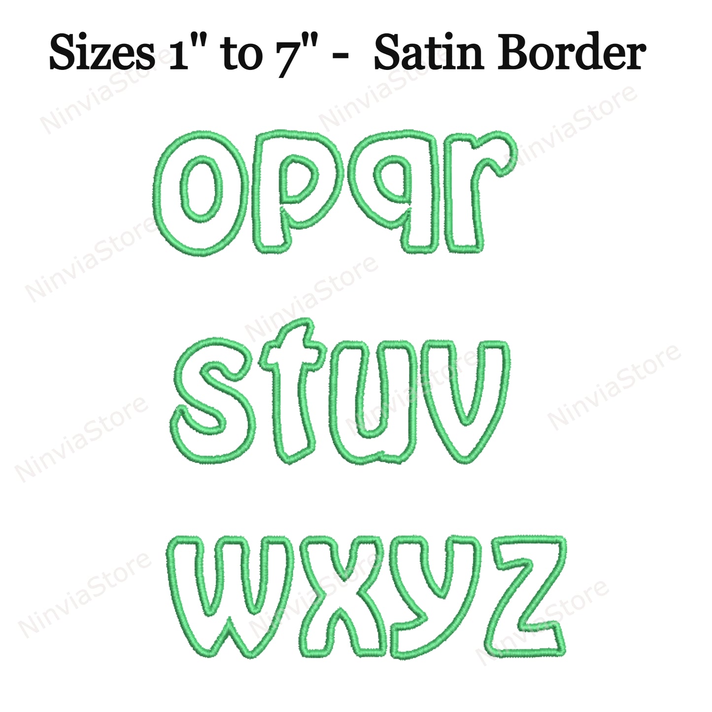 Hobo-Applikations-Maschinenstickschrift, 11 Größen, 8 Formate, BX-Schriftart, PE-Schriftart, Monogramm-Alphabet-Stickmotive