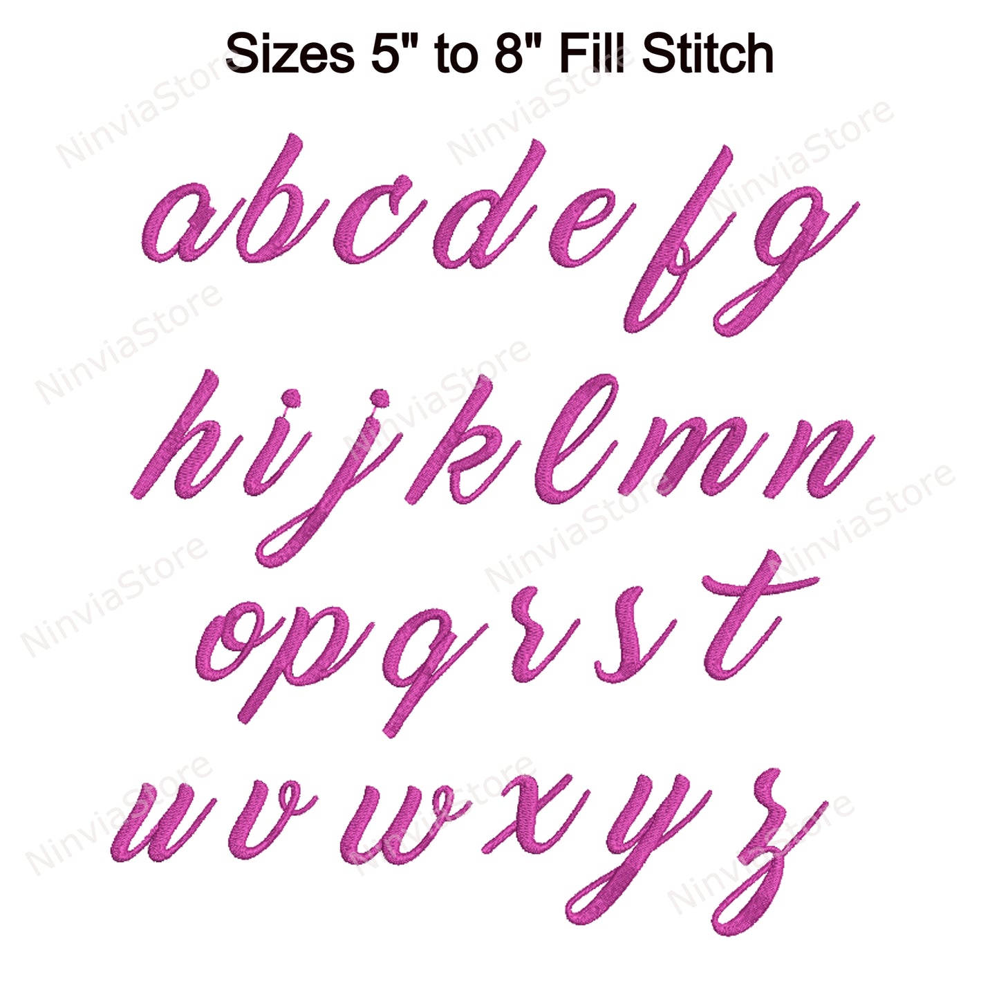 Marguerite Script Machine Embroidery Font, 14 sizes, 8 formats, BX Font, PE font, Monogram Alphabet Embroidery Designs