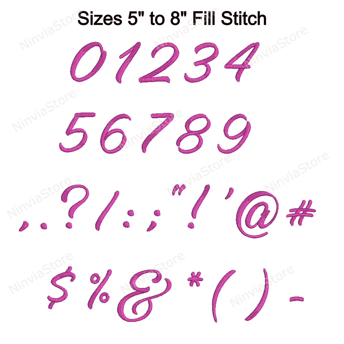 Marguerite Script Machine Embroidery Font, 14 sizes, 8 formats, BX Font, PE font, Monogram Alphabet Embroidery Designs