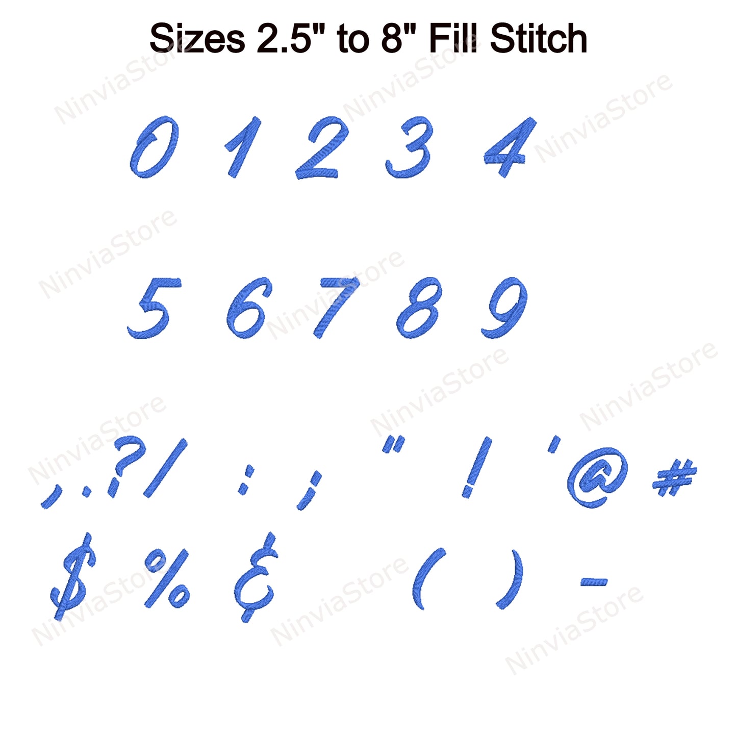 Mark My Words Script Machine Embroidery Font, 15 tailles, 8 formats, police BX, police PE, motifs de broderie Monogram Alphabet