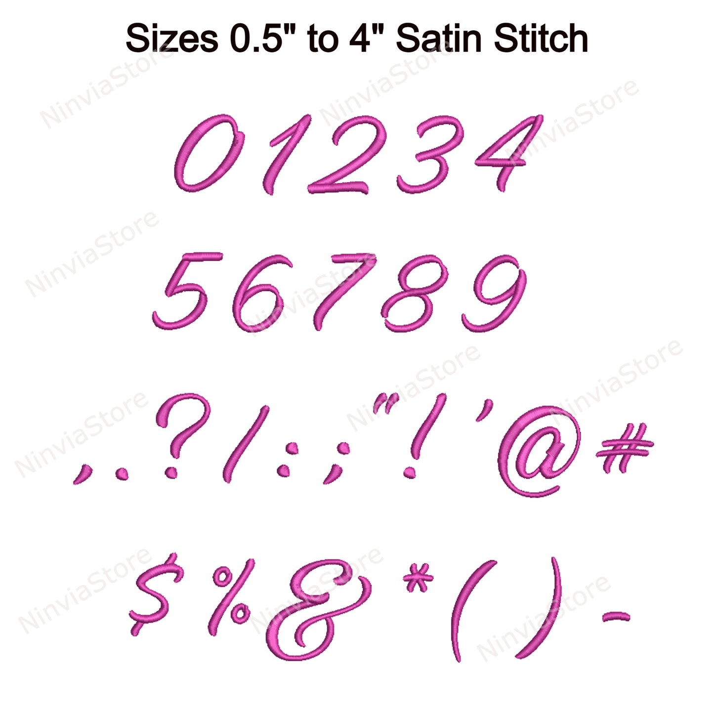 Marguerite Script Machine Embroidery Font, 14 sizes, 8 formats, BX Font, PE font, Monogram Alphabet Embroidery Designs
