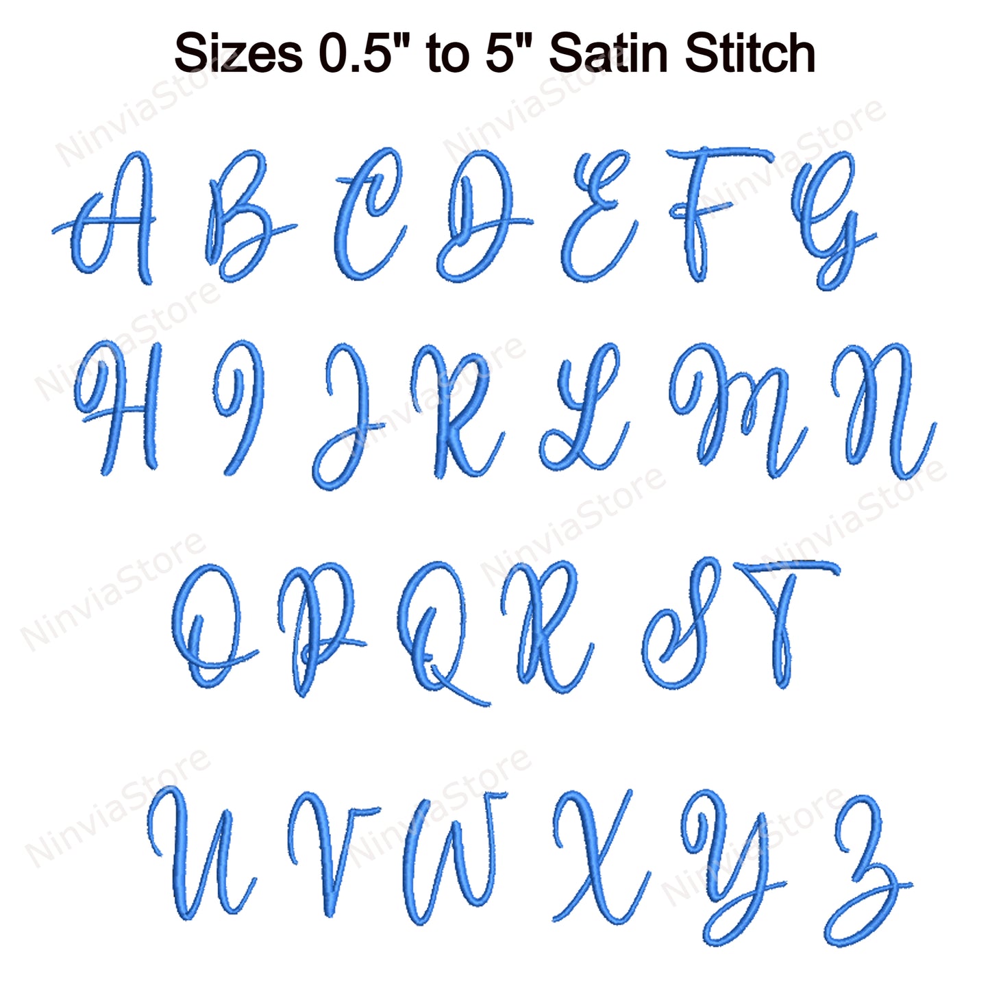 Police de broderie Mollywood Script Machine, 14 tailles, 8 formats, police BX, police PE, motifs de broderie Monogram Alphabet