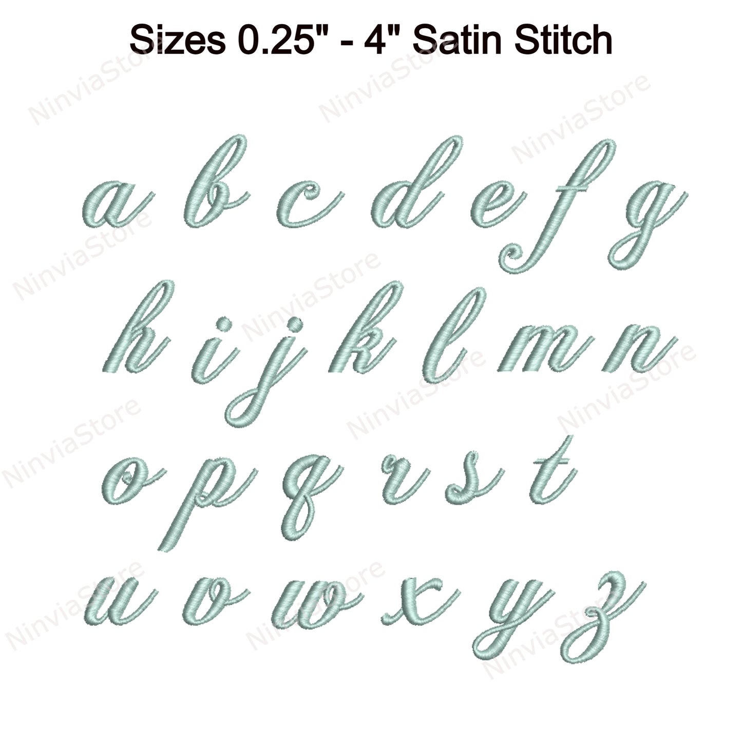 Police de broderie Machine Moonlight Script, 14 tailles, 8 formats, police BX, police PE, motifs de broderie Monogram Alphabet