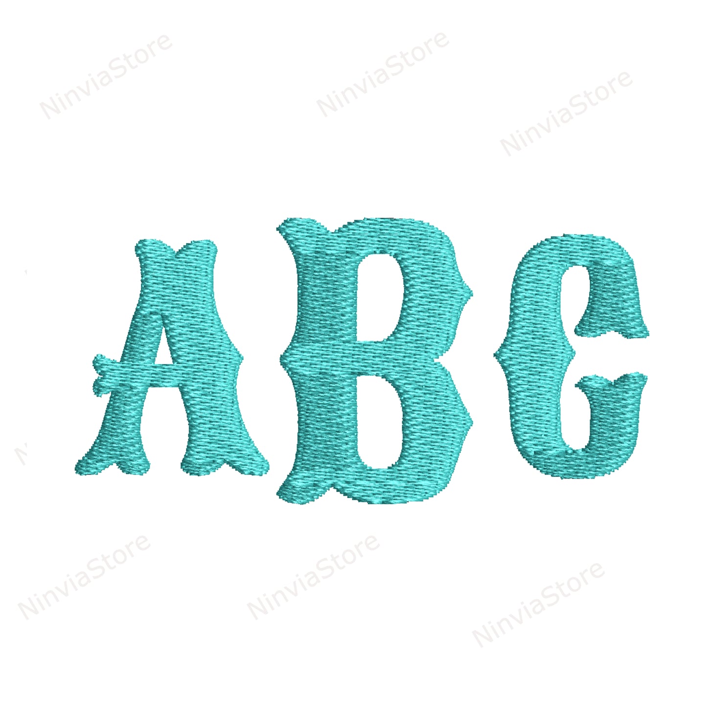 Fishtail Monogram Machine Embroidery Font, BX Font for Embroidery, PES Monogram Alphabet Machine Embroidery Design, Monogram Embroidery