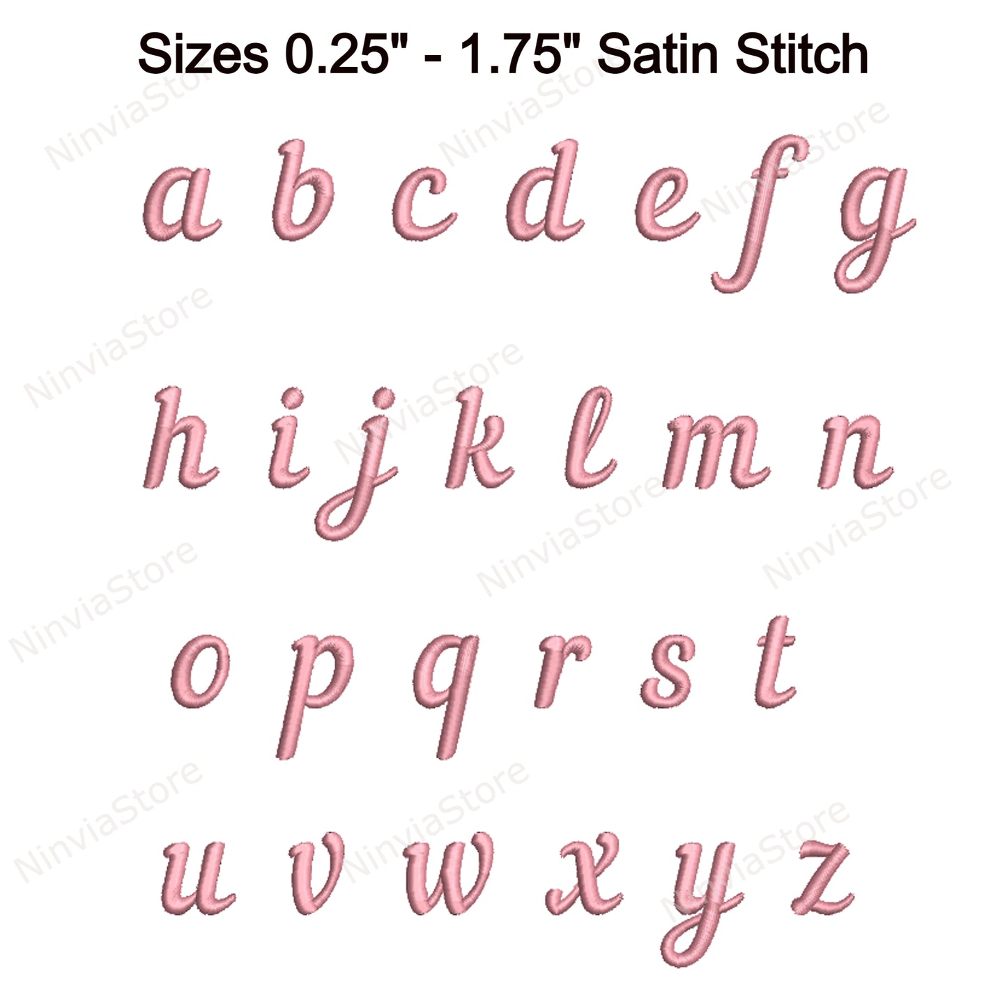 My Love Script Machine Embroidery Font, 14 tailles, 8 formats, police BX, police PE, Monogram Alphabet Broderie Designs