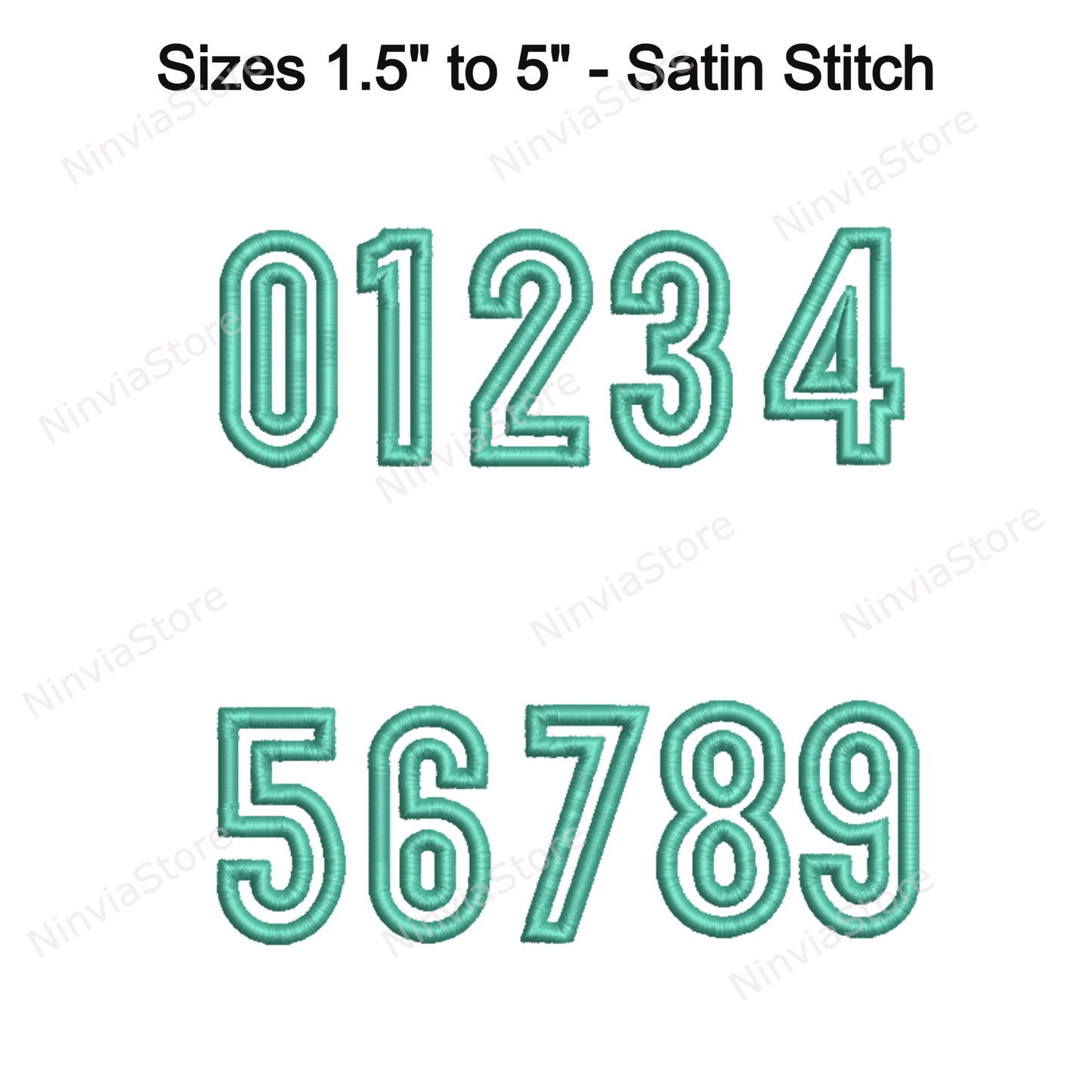 3D Foam Outline Narrow Block Embroidery Font, 3D Puff Foam Block BX Font, Monogram Alphabet Machine Embroidery Design