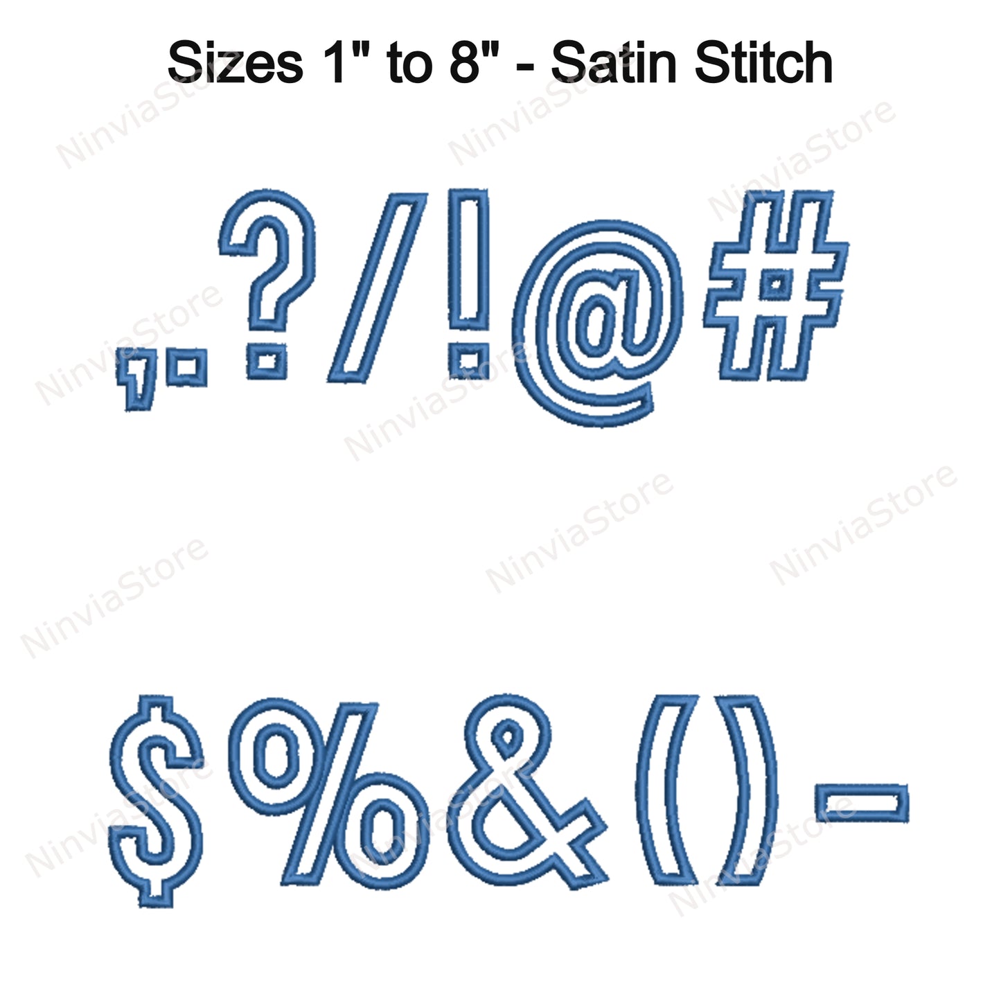 Narrow Block Applique Machine Embroidery Font, 15 sizes, 8 formats, BX Font, PE font, Monogram Alphabet Embroidery Designs