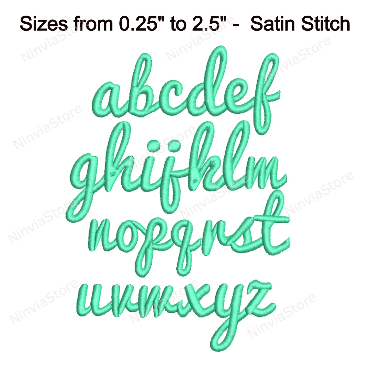 Police de broderie Pacifico Script Machine, 12 tailles, 8 formats, police BX, police PE, motifs de broderie Monogram Alphabet