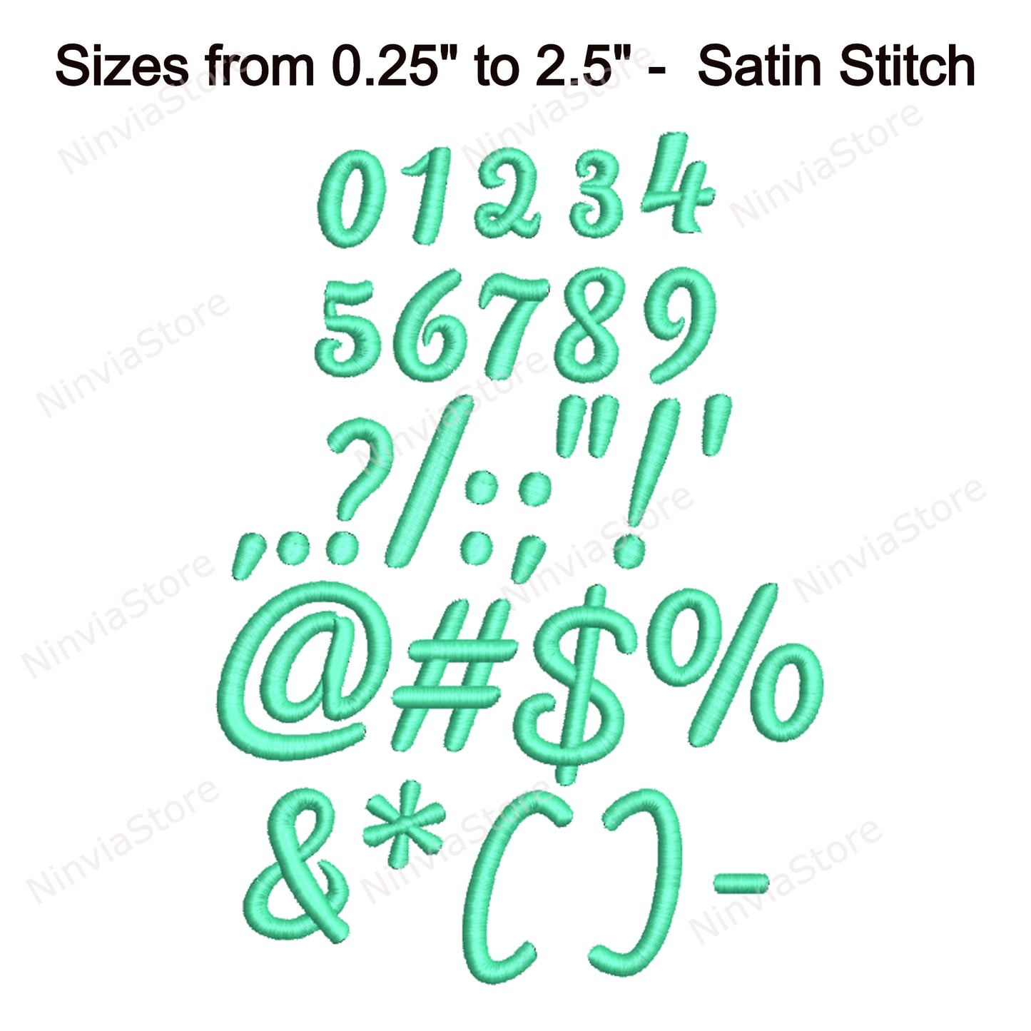 Police de broderie Pacifico Script Machine, 12 tailles, 8 formats, police BX, police PE, motifs de broderie Monogram Alphabet