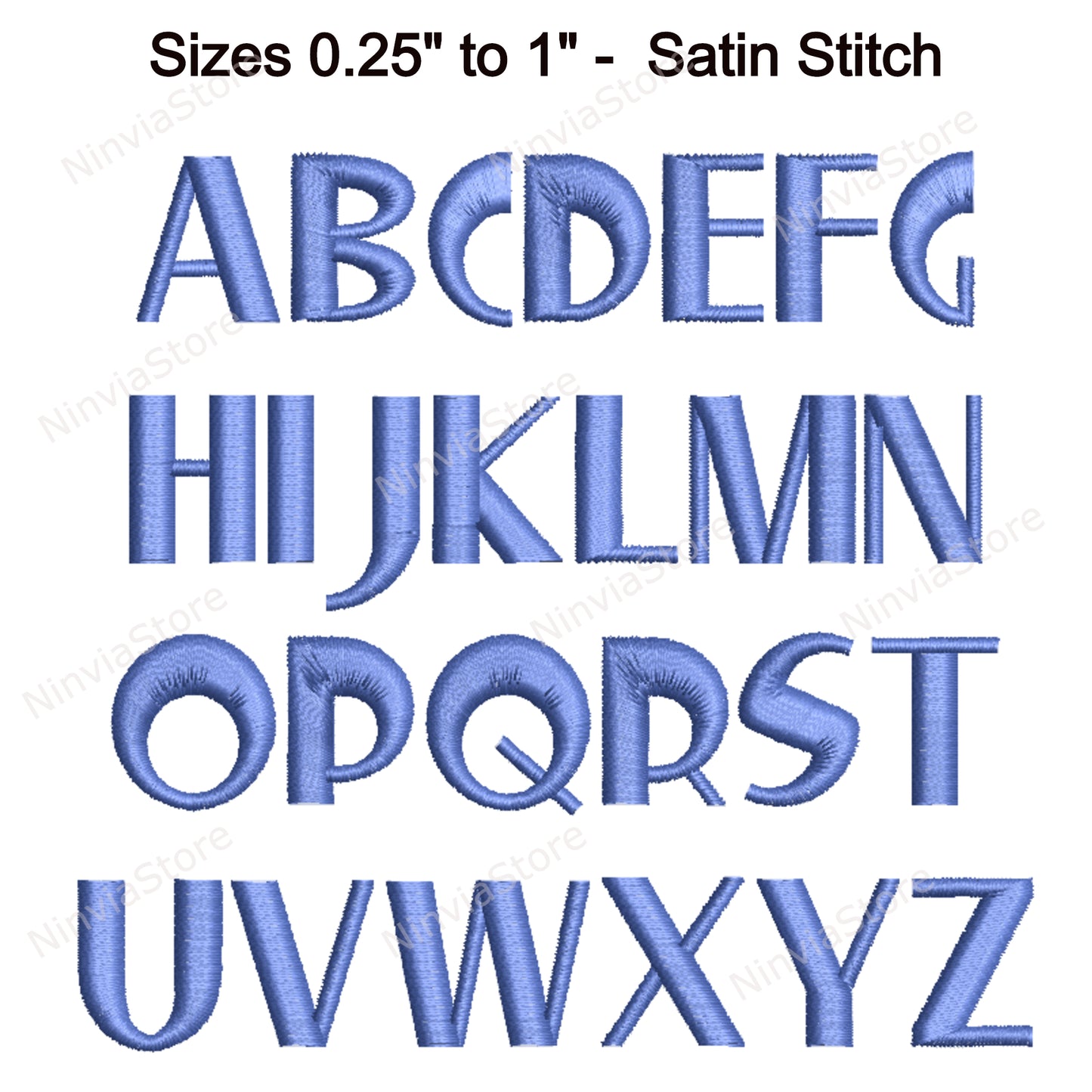 Regular Machine Embroidery Font, 15 sizes, 8 formats, BX Font, PE font, Monogram Alphabet Embroidery Designs