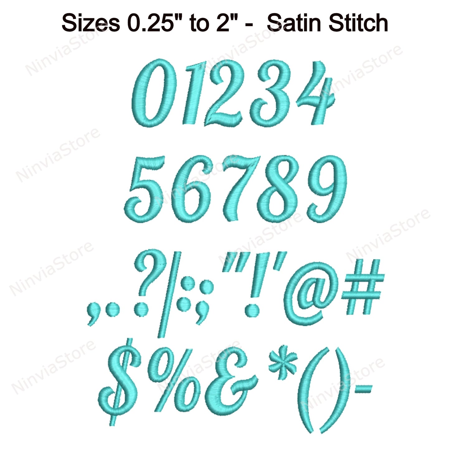 Seamaiden Script Machine Embroidery Font, 15 sizes, 8 formats, BX Font, PE font, Monogram Alphabet Embroidery Designs
