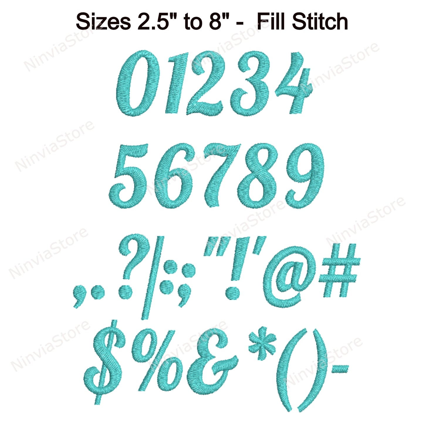 Seamaiden Script Machine Embroidery Font, 15 sizes, 8 formats, BX Font, PE font, Monogram Alphabet Embroidery Designs