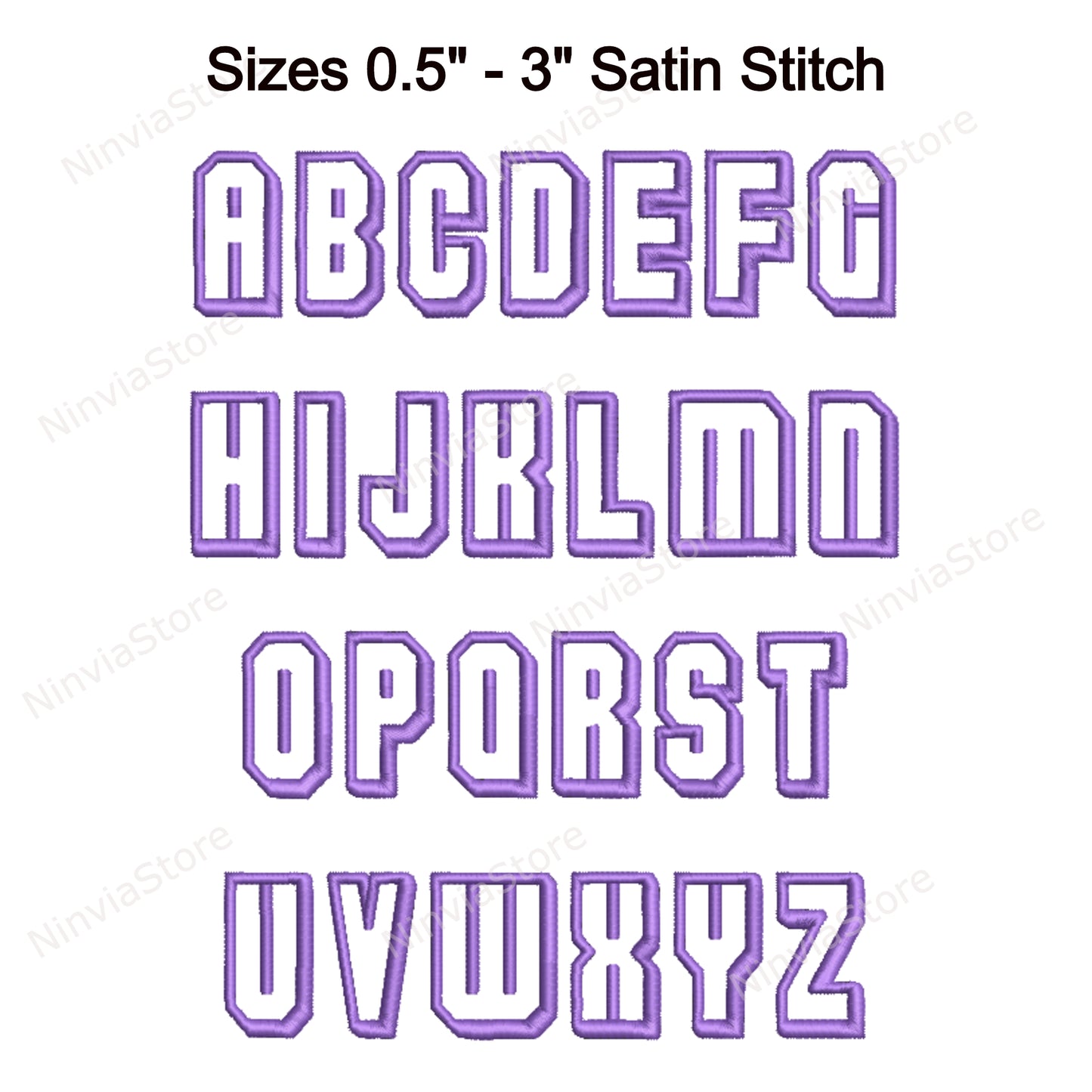 Shadow Machine Embroidery Font, 14 sizes, 8 formats, BX Font, PE font, Monogram Alphabet Embroidery Design