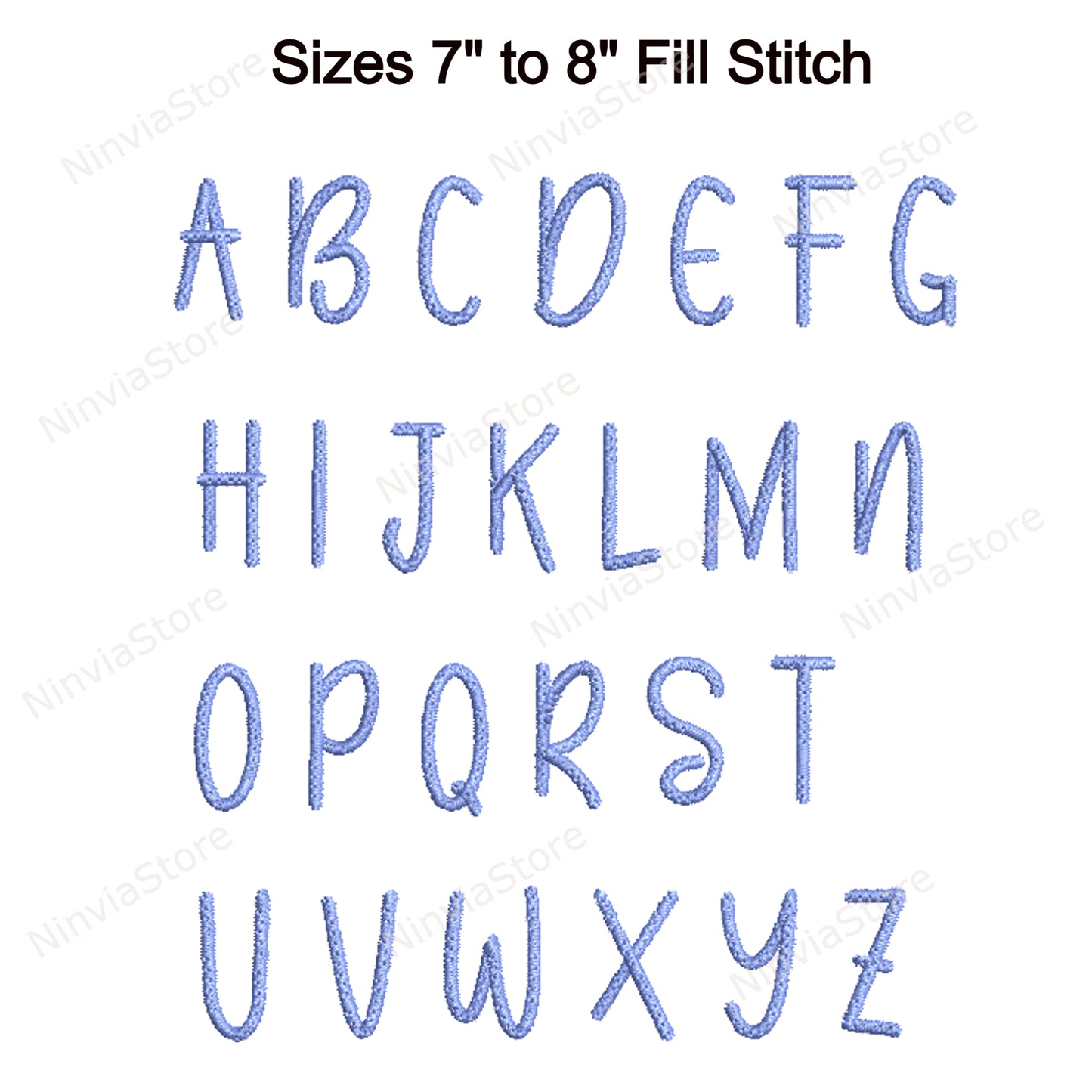 Sweet Nia Script Maschinenstickschrift, 15 Größen, 8 Formate, BX-Schriftart, PE-Schriftart, Monogramm-Alphabet-Stickmotive